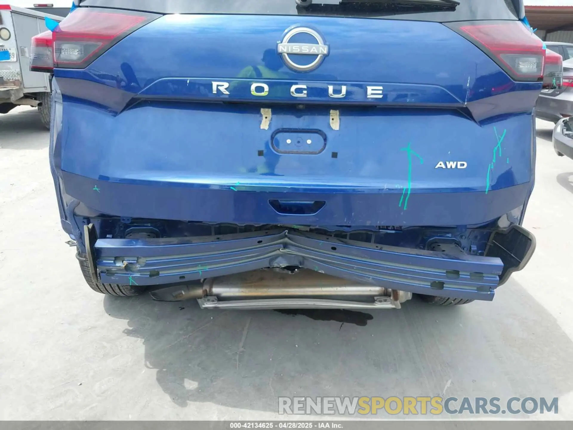 6 Photograph of a damaged car 5N1BT3AB3PC876924 NISSAN ROGUE 2023
