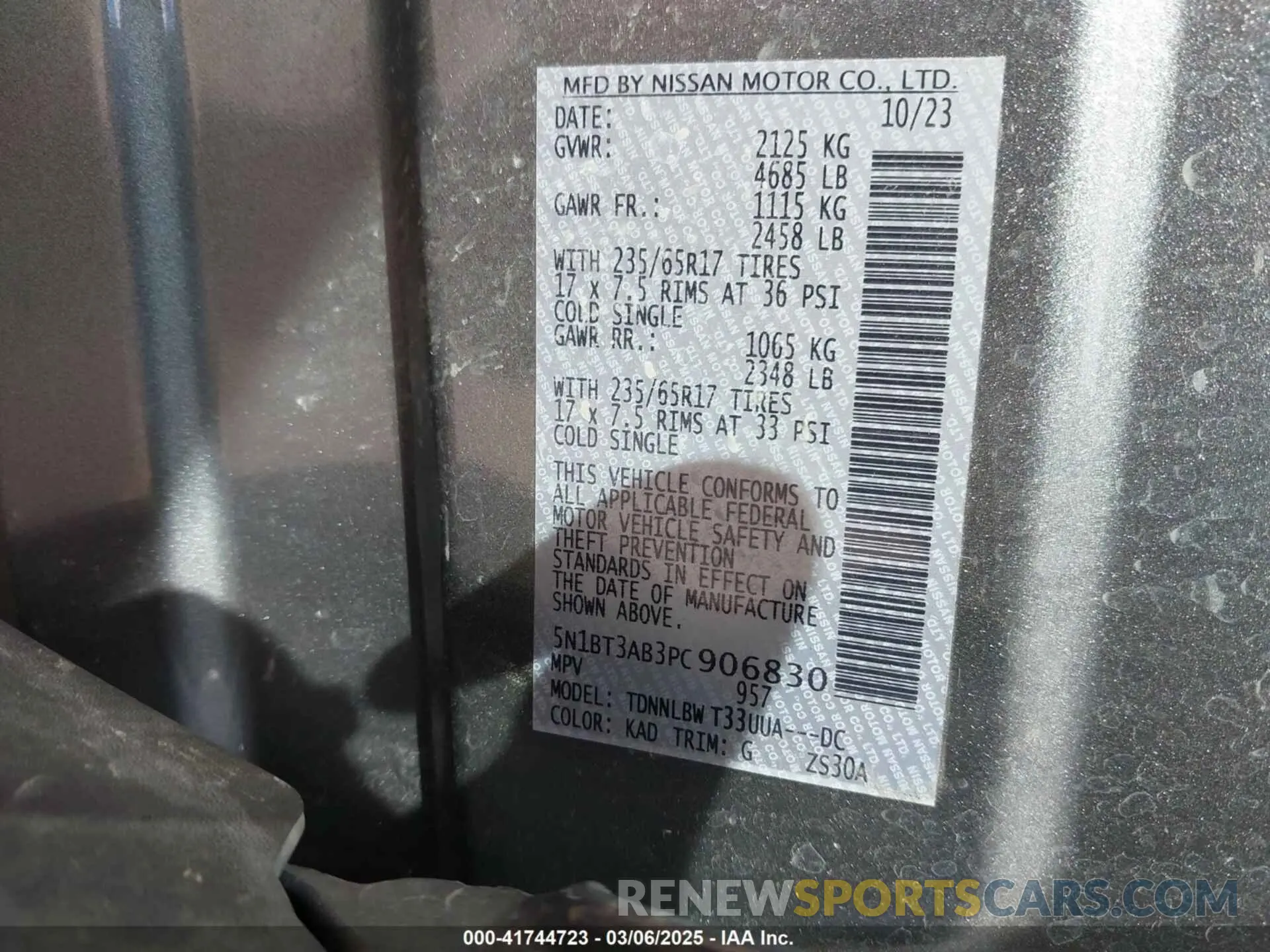 9 Фотография поврежденного автомобиля 5N1BT3AB3PC906830 NISSAN ROGUE 2023