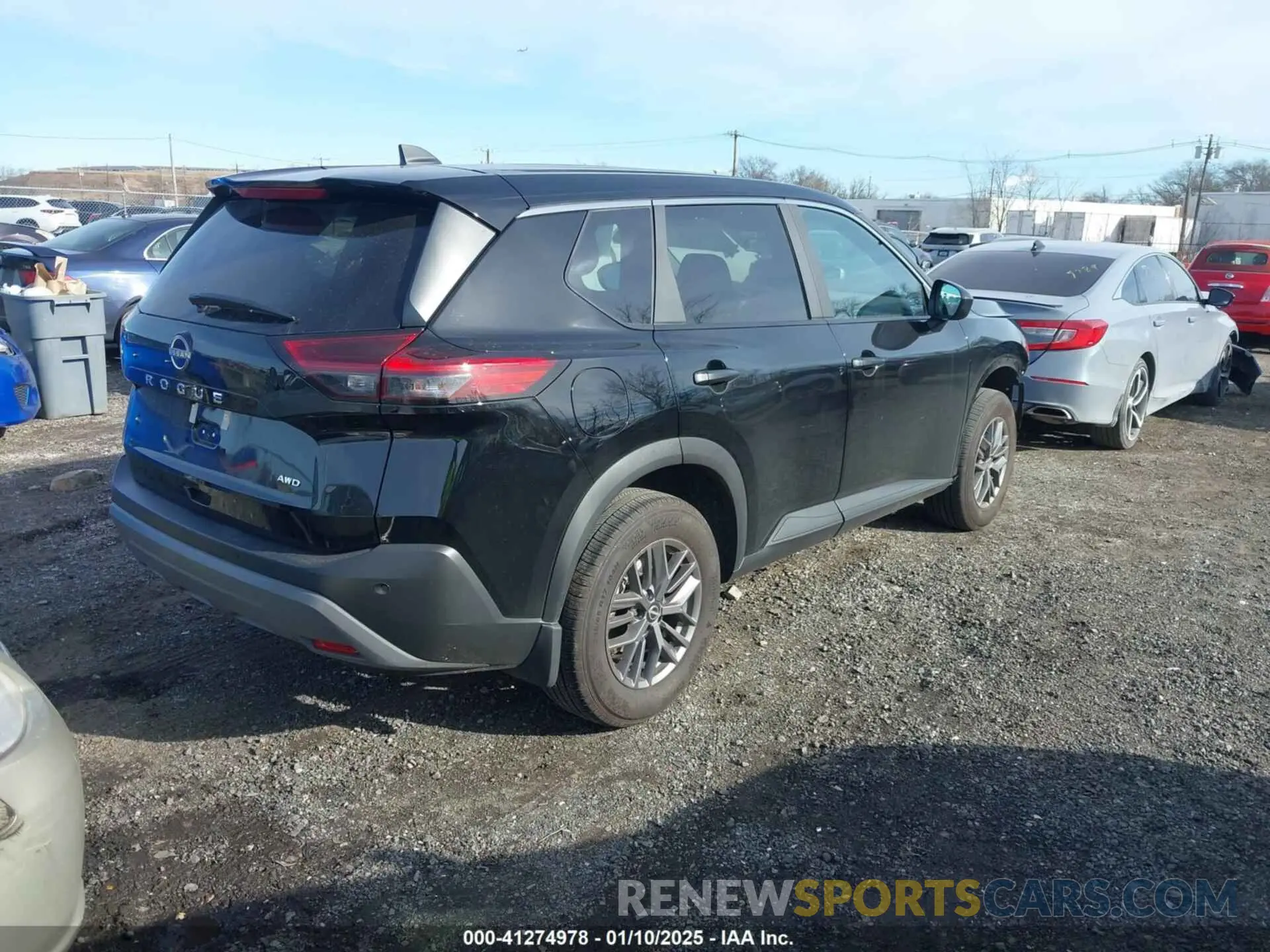 4 Photograph of a damaged car 5N1BT3AB5PC936914 NISSAN ROGUE 2023