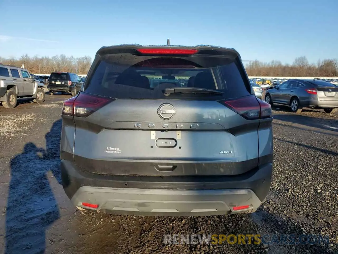 6 Photograph of a damaged car 5N1BT3AB6PC745468 NISSAN ROGUE 2023