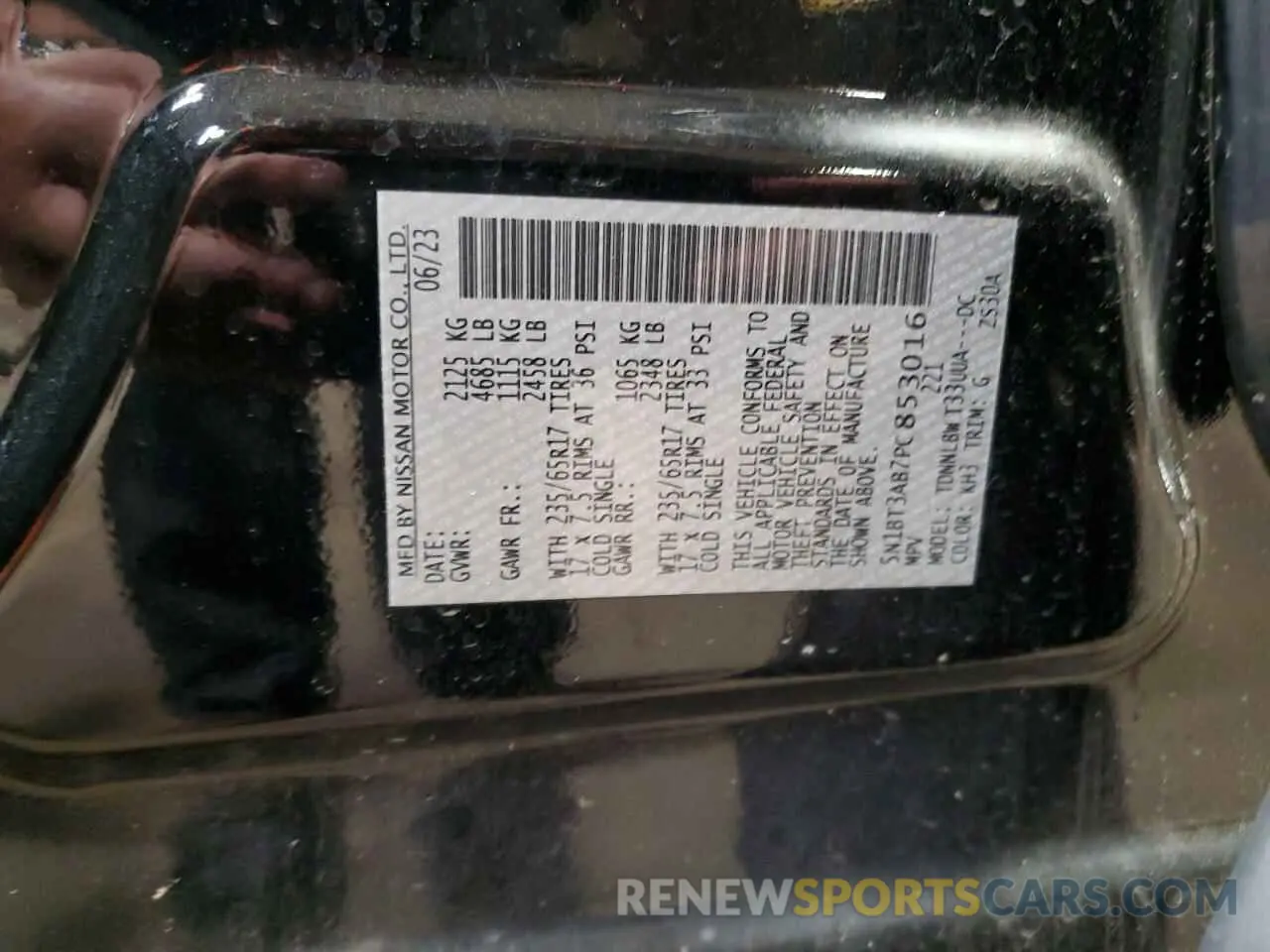 14 Фотография поврежденного автомобиля 5N1BT3AB7PC853016 NISSAN ROGUE 2023