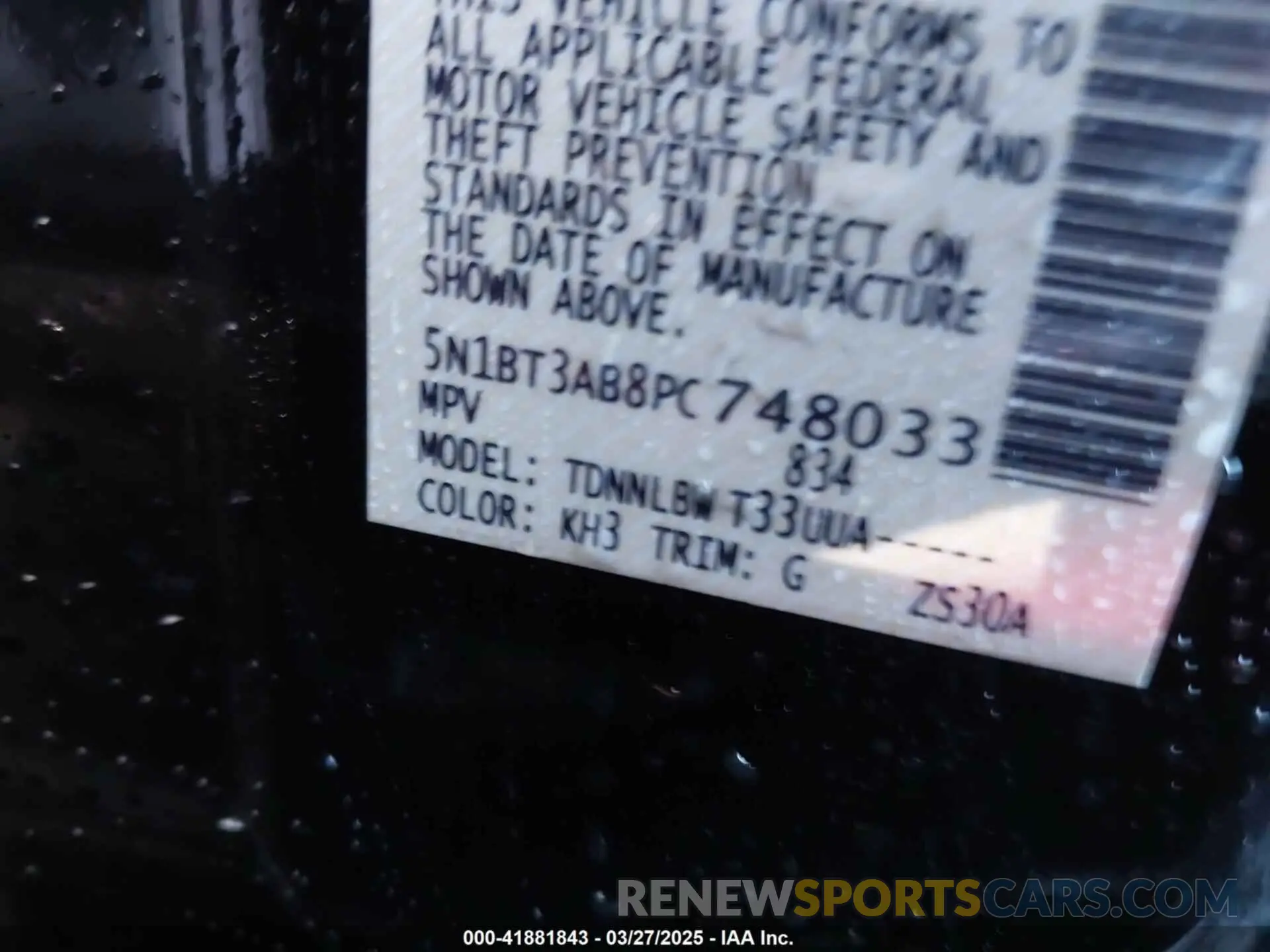 9 Фотография поврежденного автомобиля 5N1BT3AB8PC748033 NISSAN ROGUE 2023