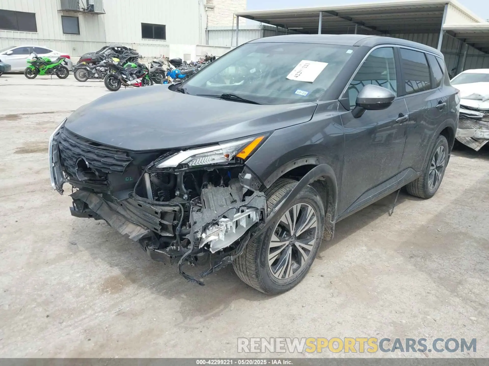 2 Photograph of a damaged car 5N1BT3BA0PC692921 NISSAN ROGUE 2023