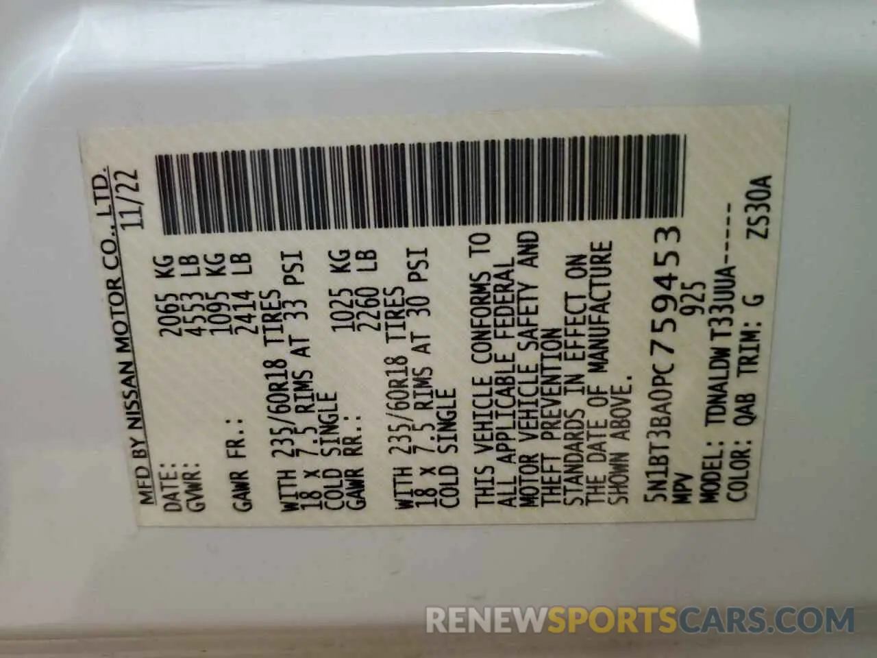 13 Фотография поврежденного автомобиля 5N1BT3BA0PC759453 NISSAN ROGUE 2023