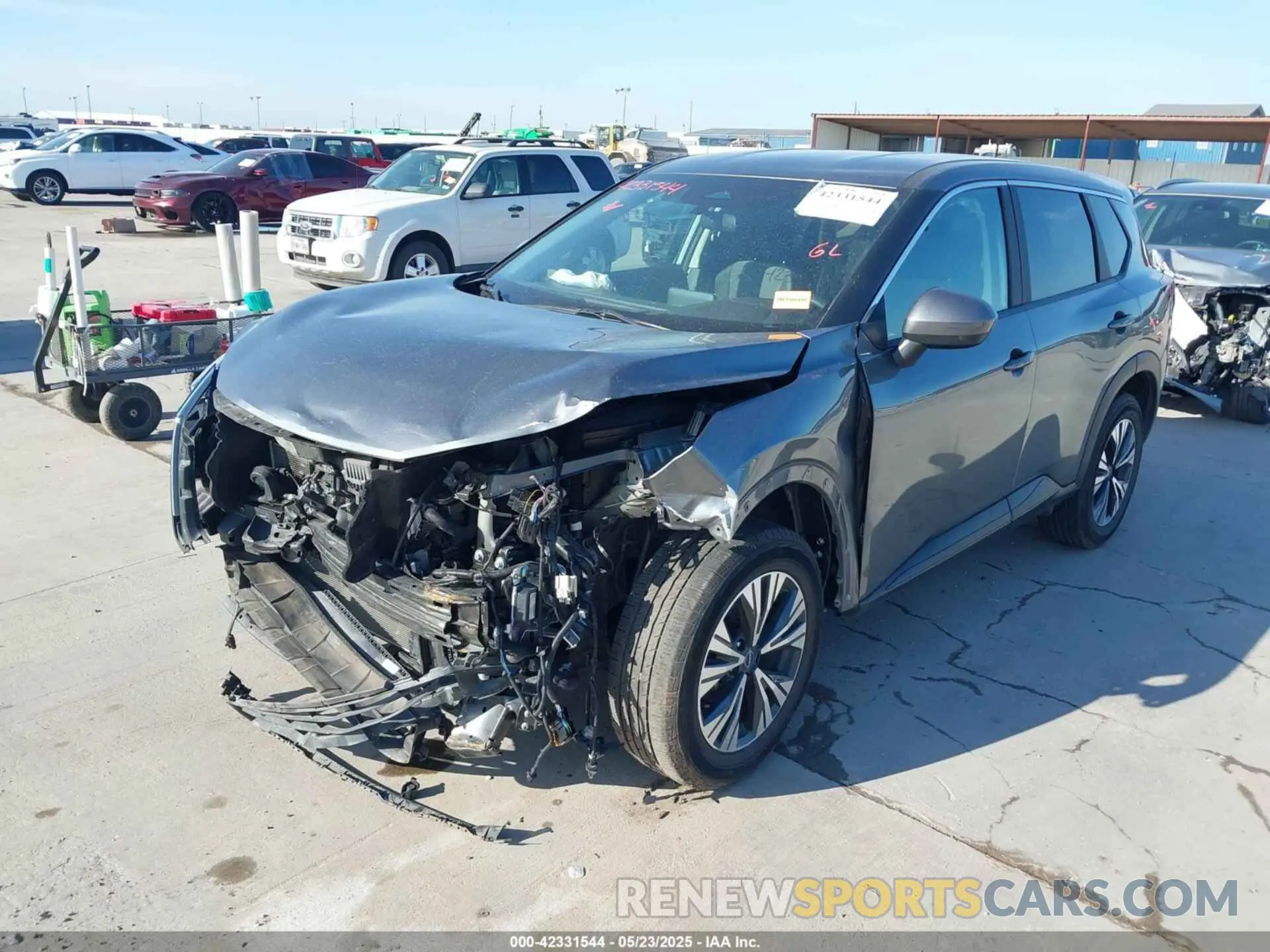 2 Photograph of a damaged car 5N1BT3BA0PC845555 NISSAN ROGUE 2023