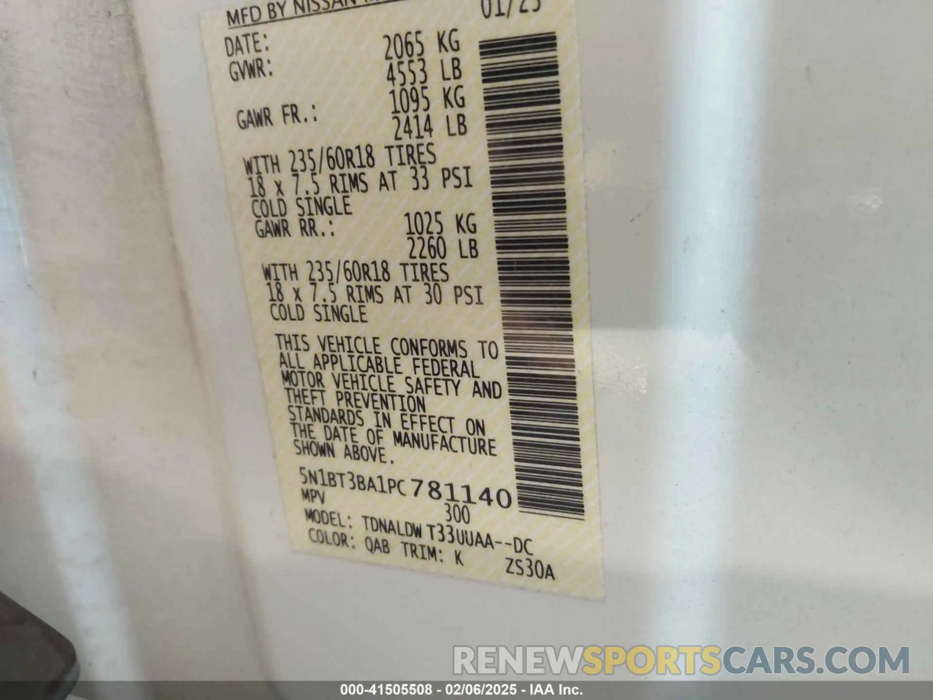 9 Photograph of a damaged car 5N1BT3BA1PC781140 NISSAN ROGUE 2023
