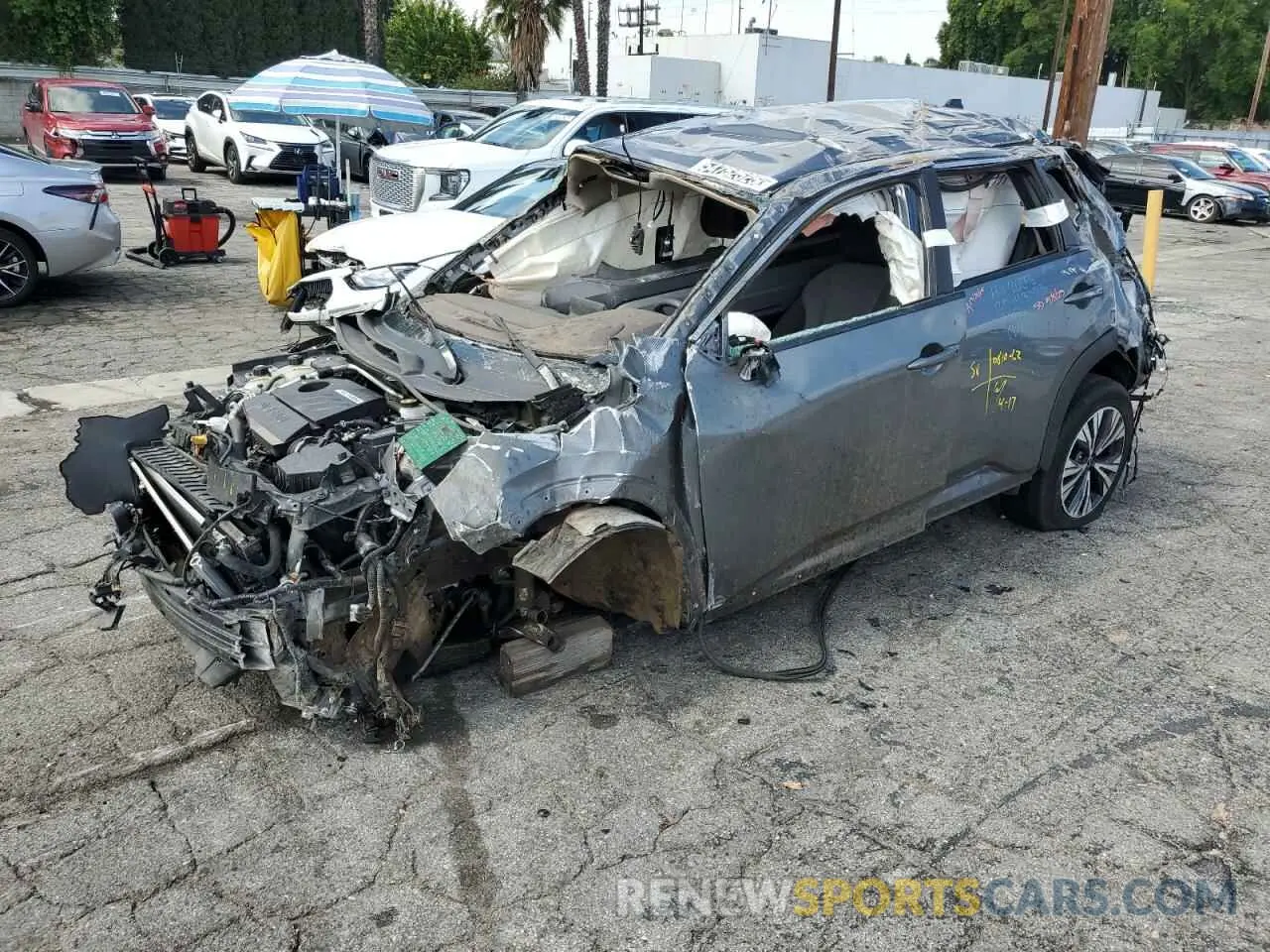 1 Photograph of a damaged car 5N1BT3BA3PC755834 NISSAN ROGUE 2023