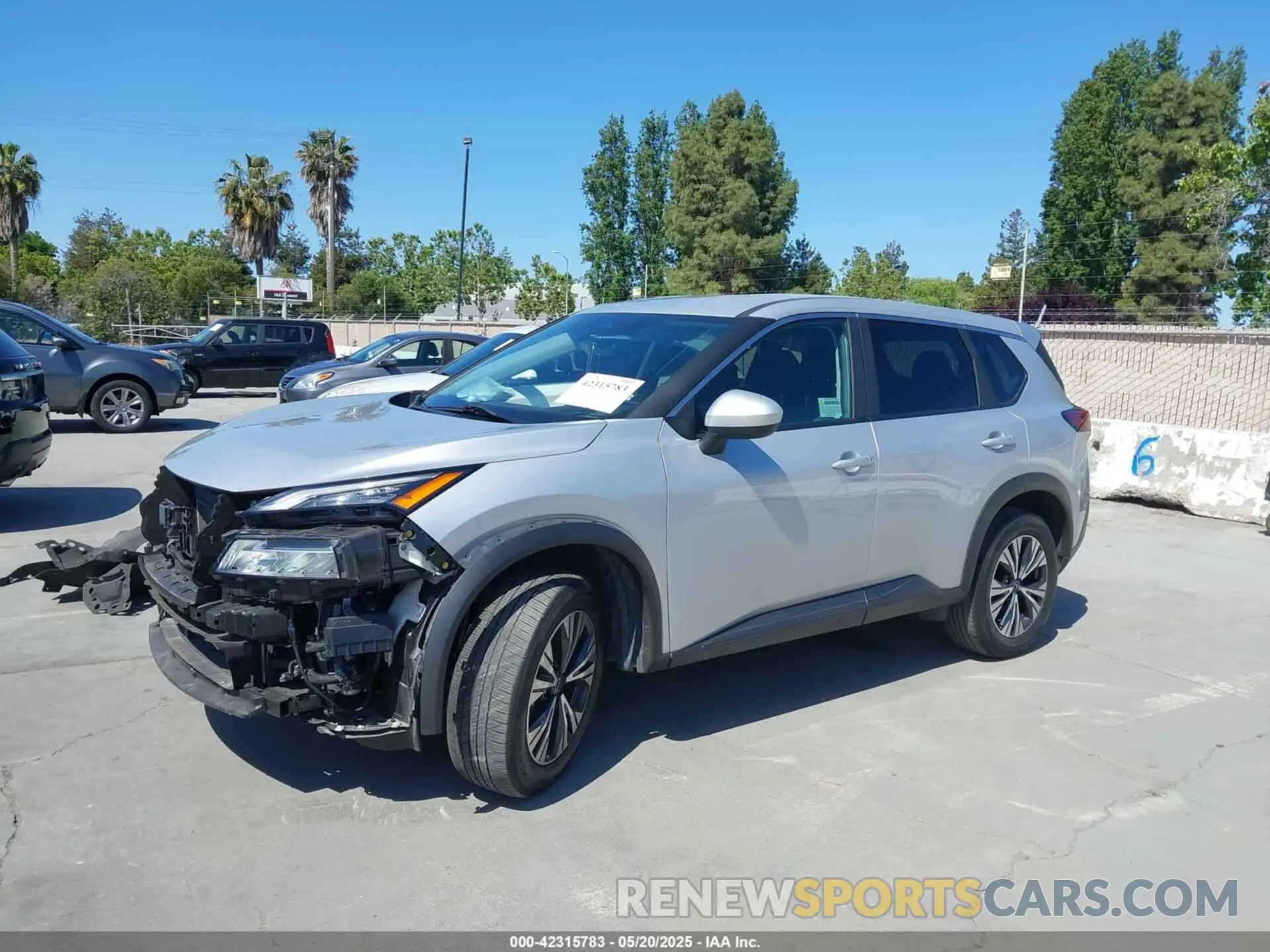 6 Photograph of a damaged car 5N1BT3BA3PC786775 NISSAN ROGUE 2023
