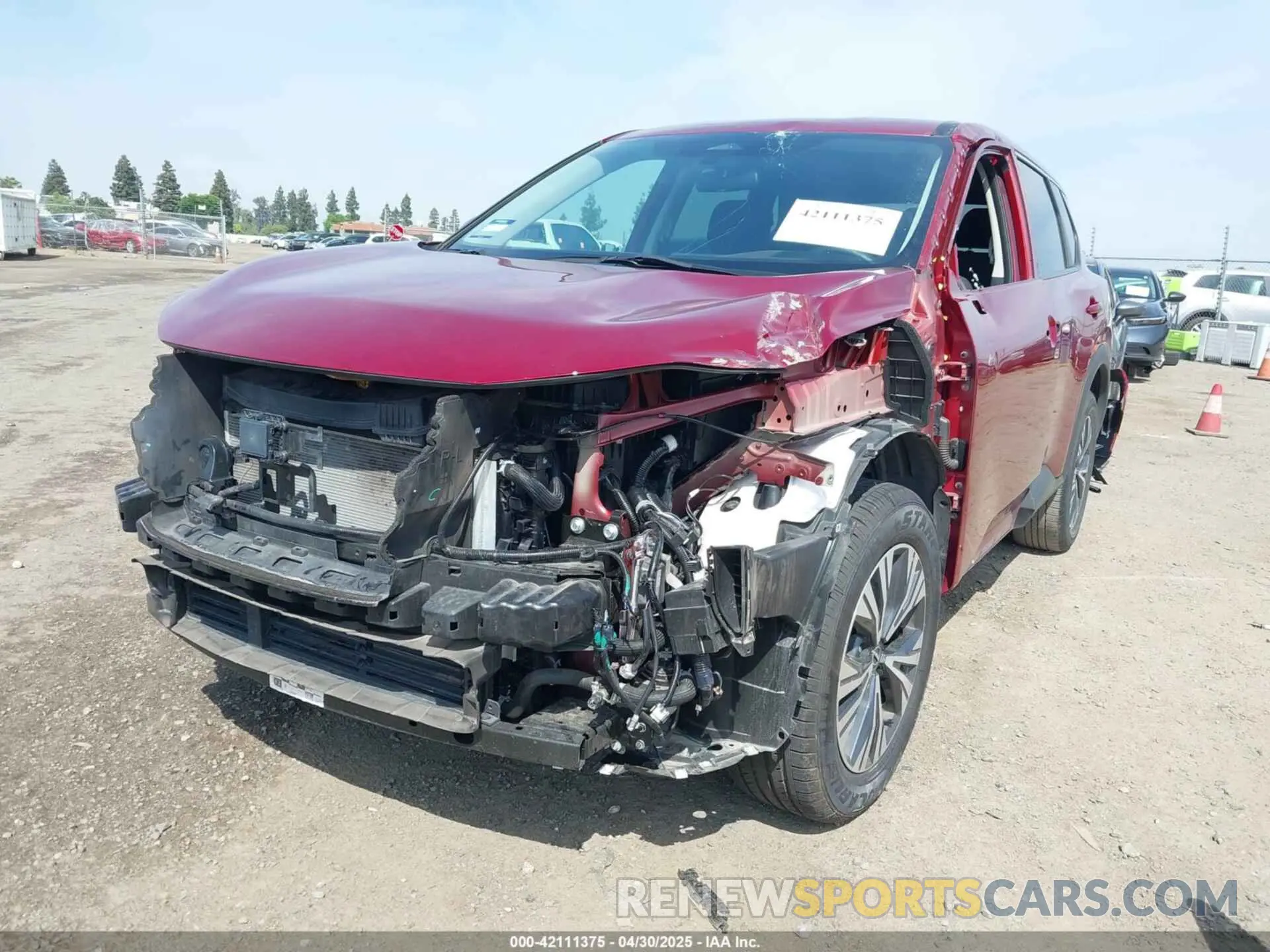 2 Photograph of a damaged car 5N1BT3BA3PC945665 NISSAN ROGUE 2023