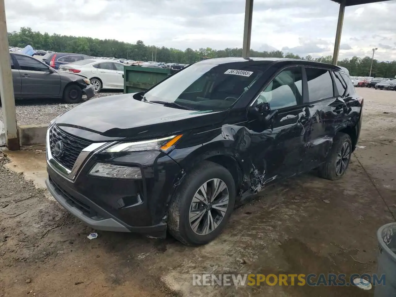 1 Photograph of a damaged car 5N1BT3BA4PC751811 NISSAN ROGUE 2023