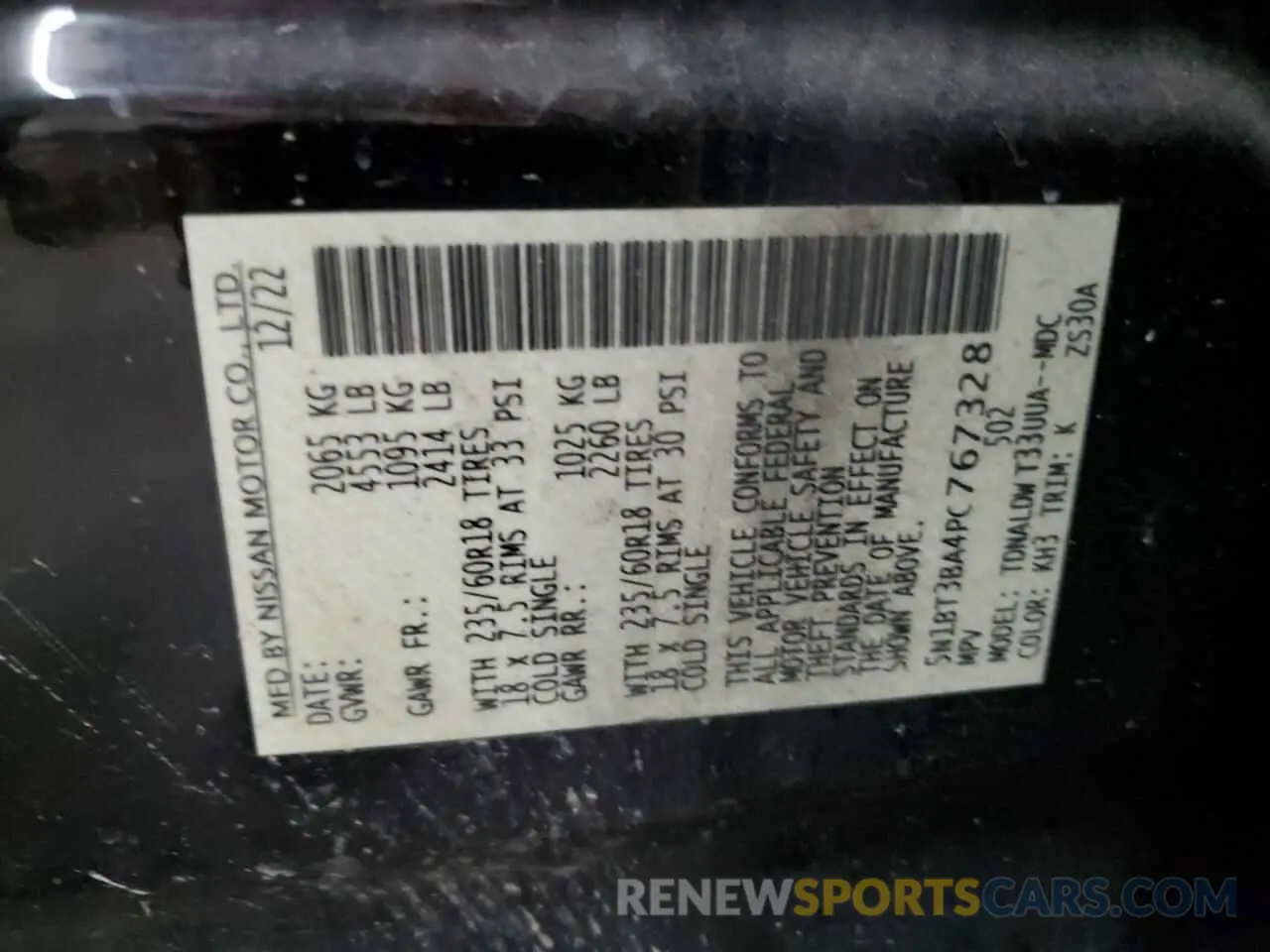 14 Фотография поврежденного автомобиля 5N1BT3BA4PC767328 NISSAN ROGUE 2023