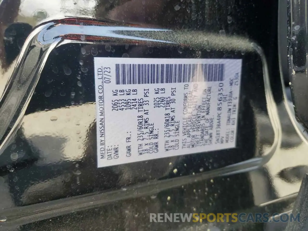 13 Фотография поврежденного автомобиля 5N1BT3BA4PC856350 NISSAN ROGUE 2023