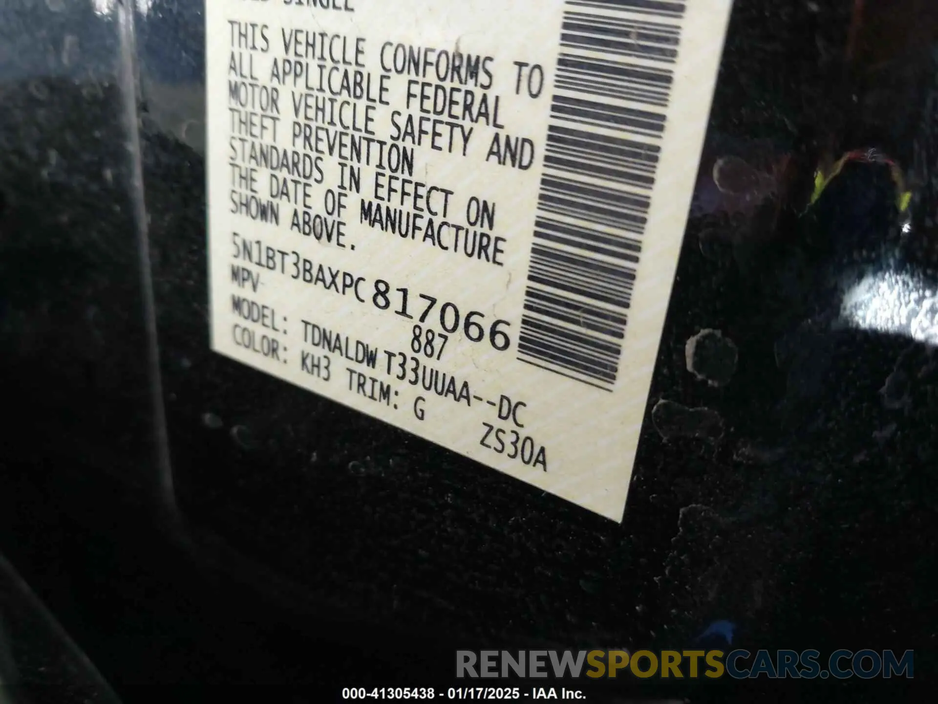 9 Photograph of a damaged car 5N1BT3BAXPC817066 NISSAN ROGUE 2023