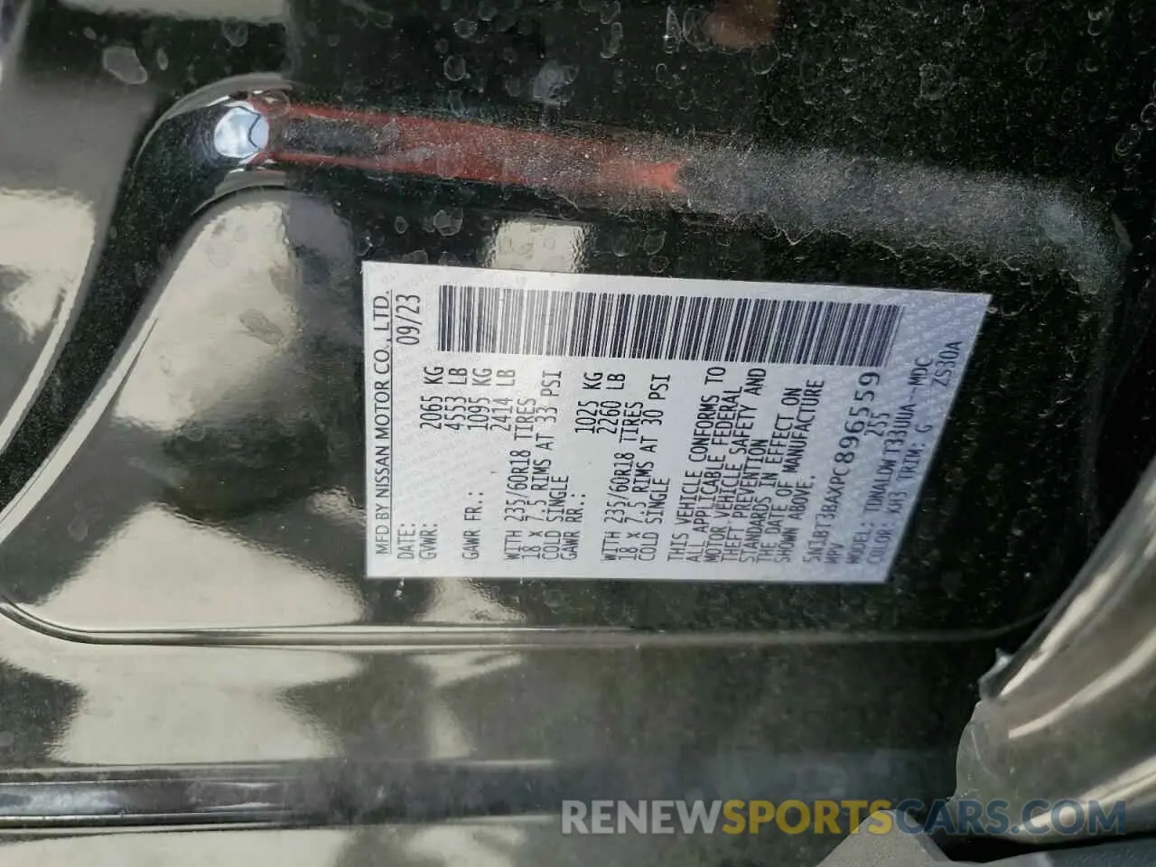 14 Фотография поврежденного автомобиля 5N1BT3BAXPC896559 NISSAN ROGUE 2023