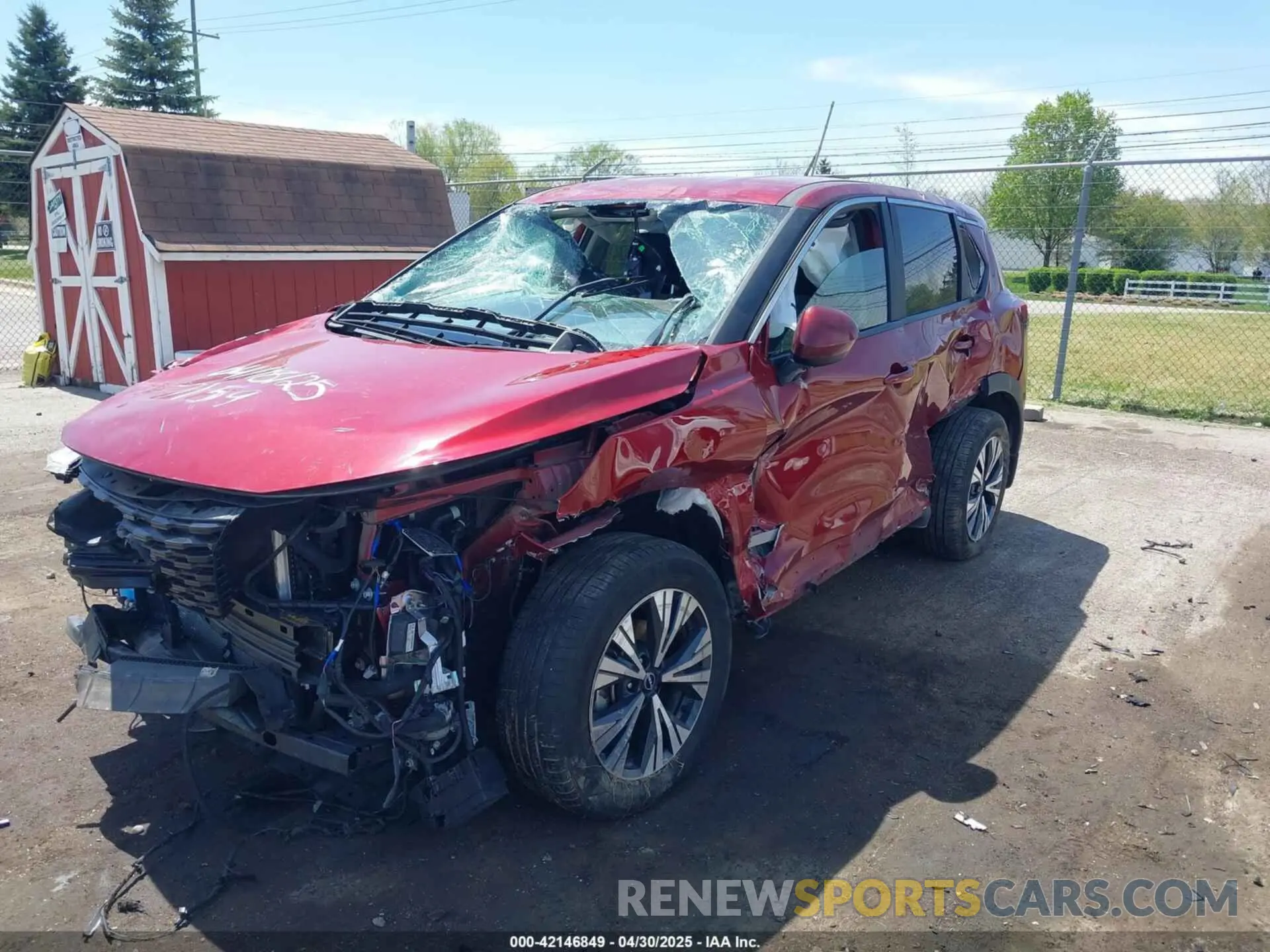 6 Photograph of a damaged car 5N1BT3BB5PC817159 NISSAN ROGUE 2023