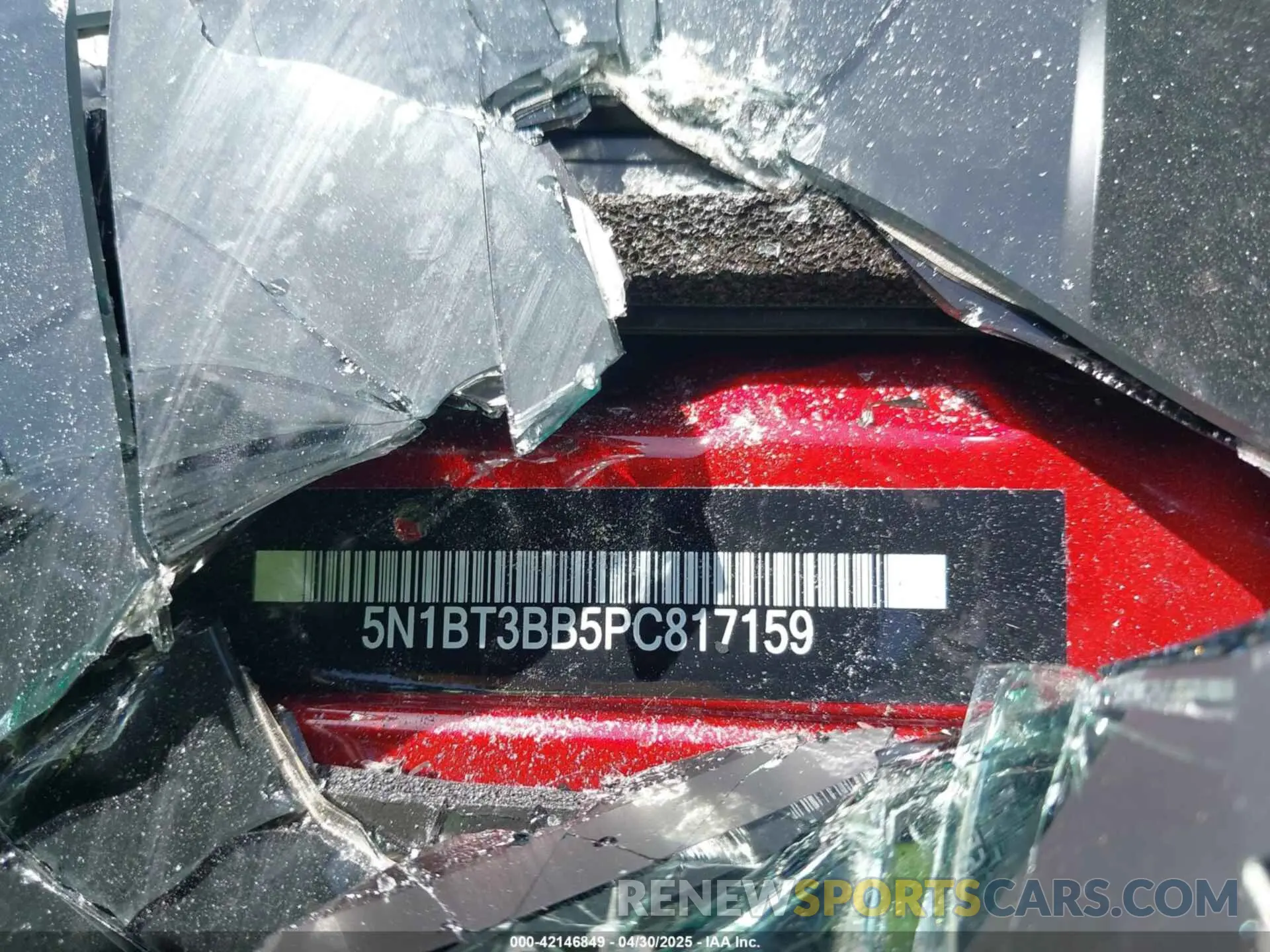 9 Photograph of a damaged car 5N1BT3BB5PC817159 NISSAN ROGUE 2023