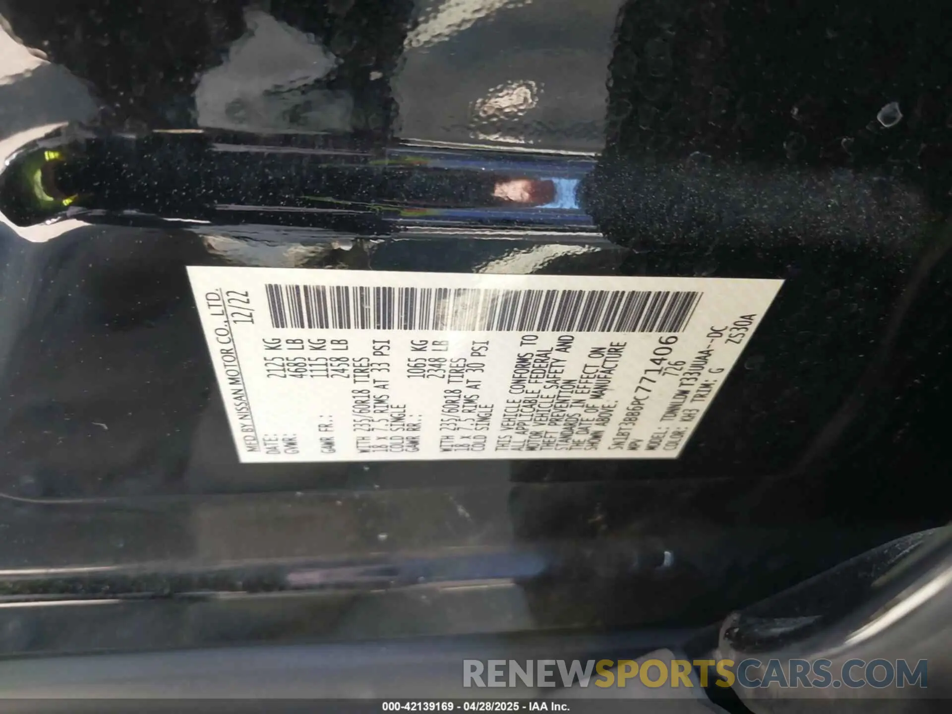 9 Photograph of a damaged car 5N1BT3BB6PC771406 NISSAN ROGUE 2023