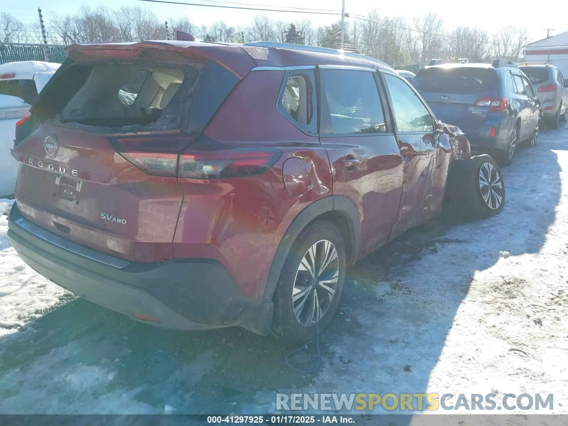4 Photograph of a damaged car 5N1BT3BB8PC891322 NISSAN ROGUE 2023