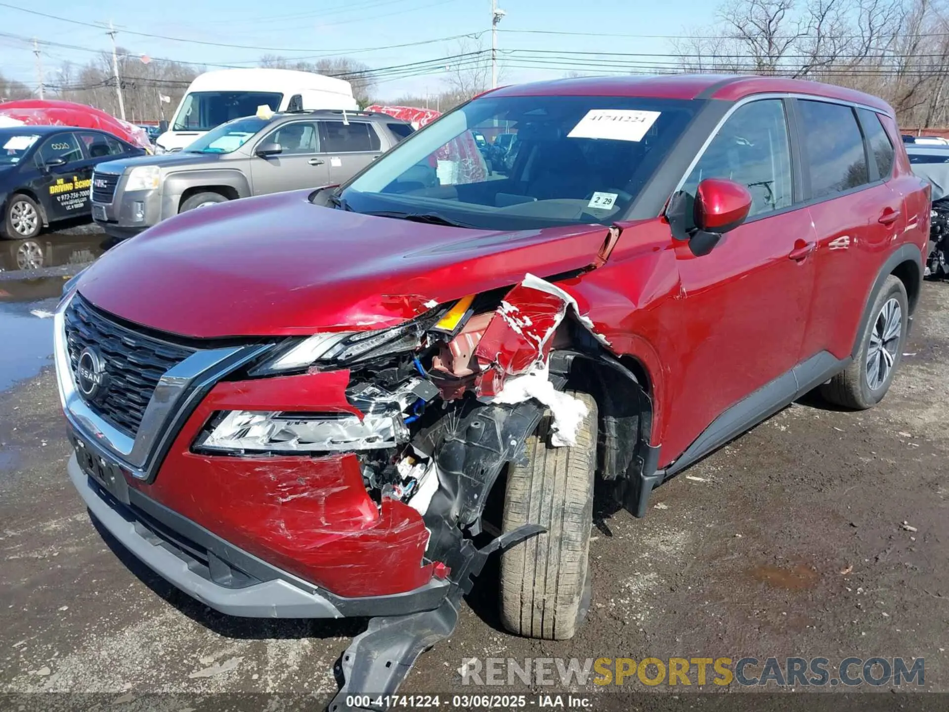 6 Photograph of a damaged car 5N1BT3BB9PC937496 NISSAN ROGUE 2023