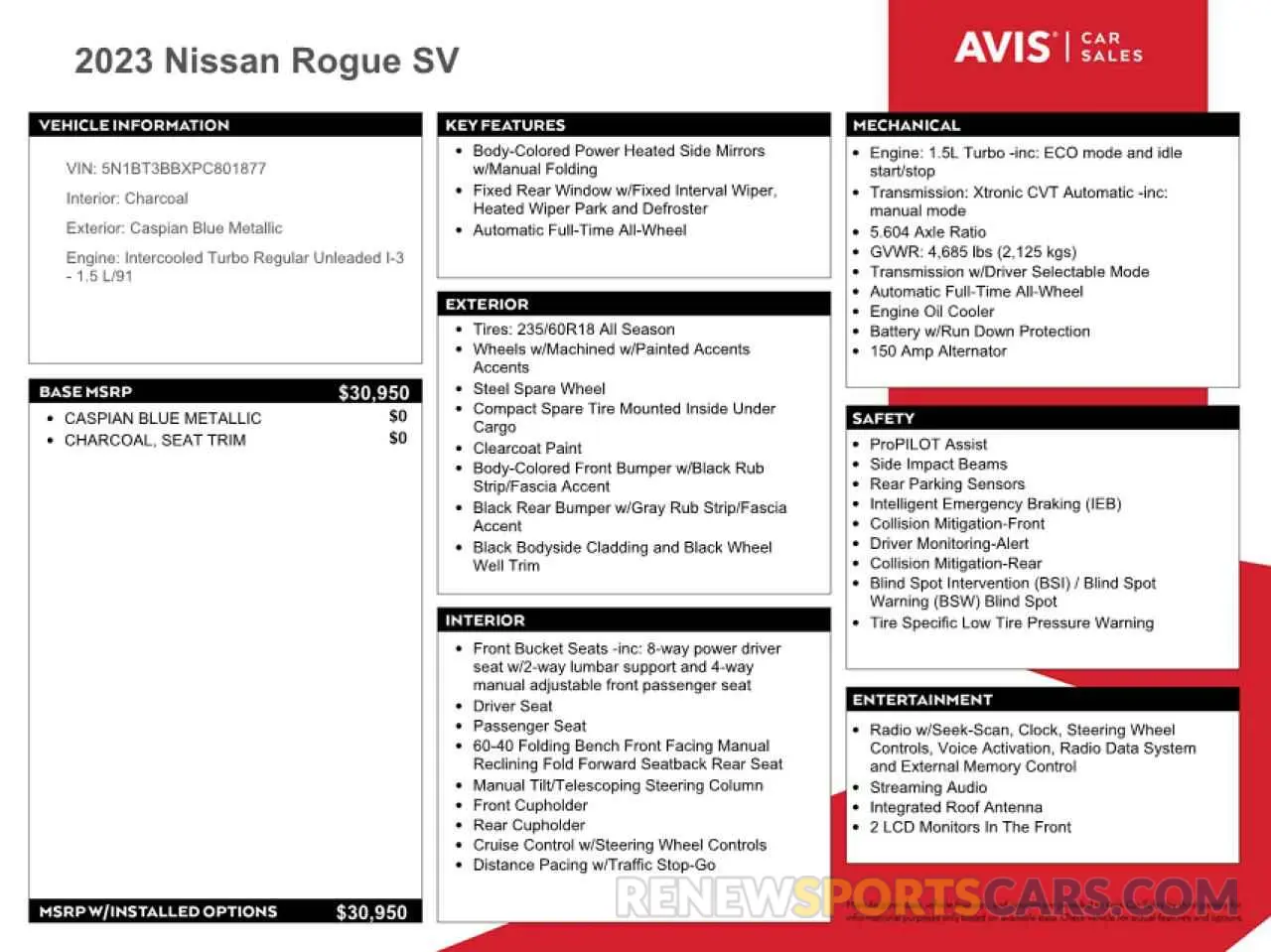 13 Фотография поврежденного автомобиля 5N1BT3BBXPC801877 NISSAN ROGUE 2023