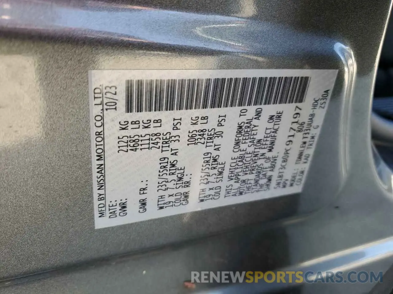 14 Фотография поврежденного автомобиля 5N1BT3CB0PC917197 NISSAN ROGUE 2023