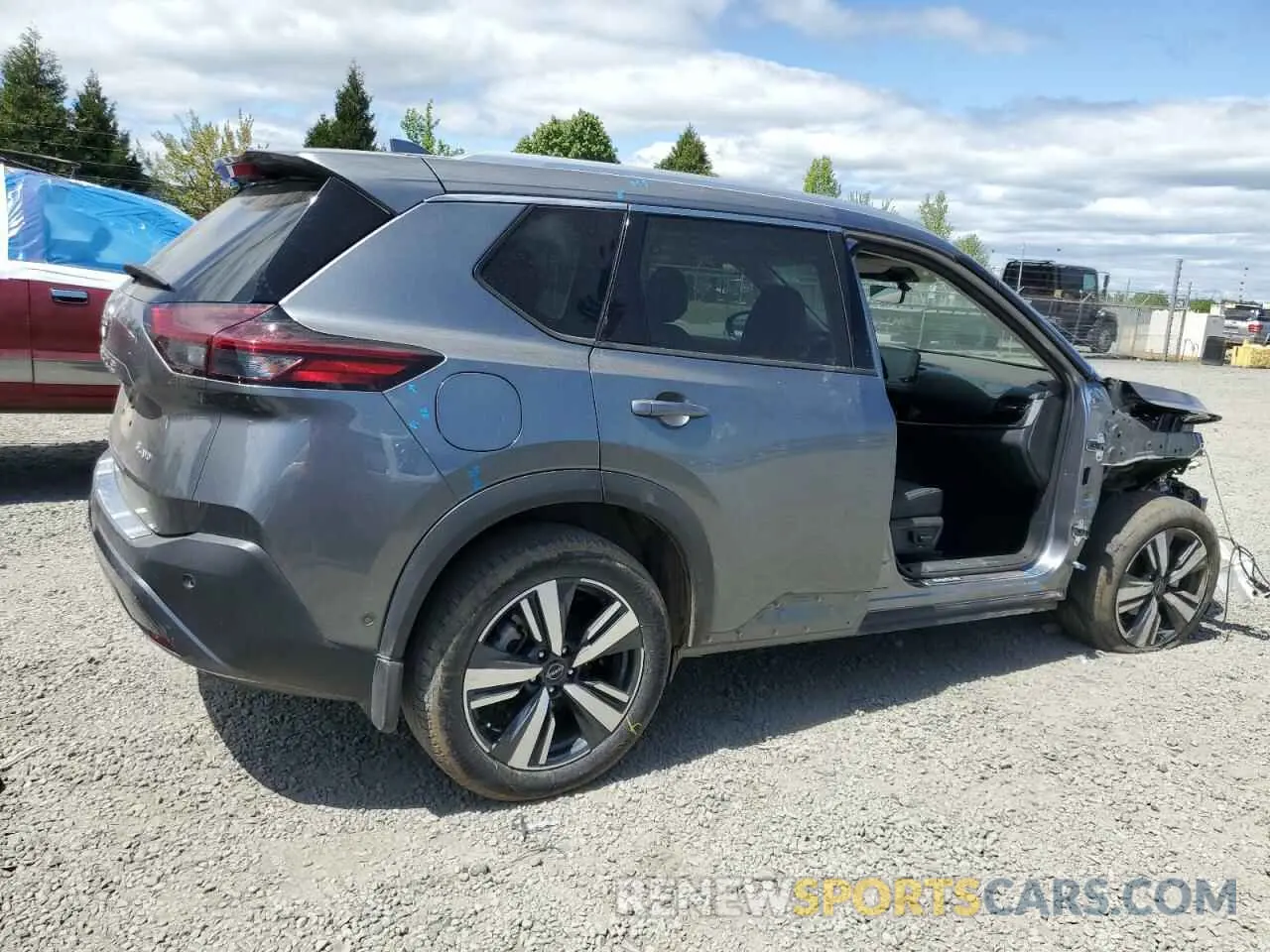 3 Photograph of a damaged car 5N1BT3CB6PC763501 NISSAN ROGUE 2023