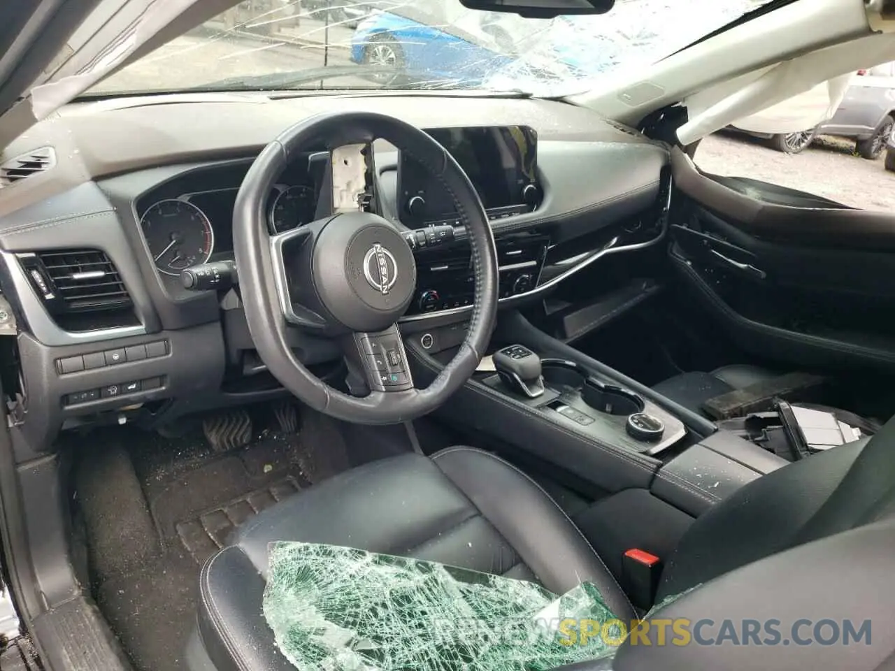 8 Фотография поврежденного автомобиля 5N1BT3CB8PC791848 NISSAN ROGUE 2023