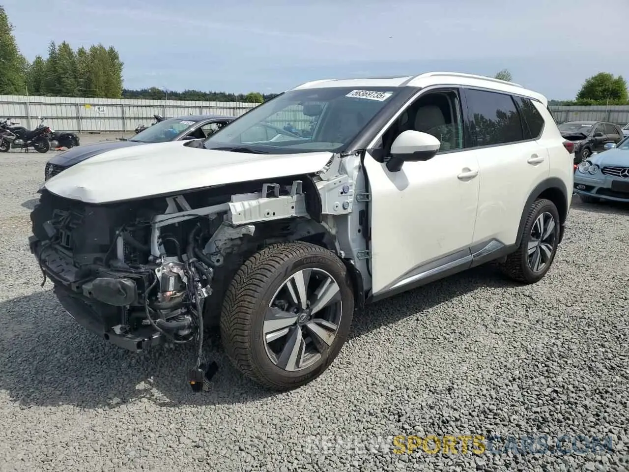 1 Photograph of a damaged car 5N1BT3CB8PC834083 NISSAN ROGUE 2023