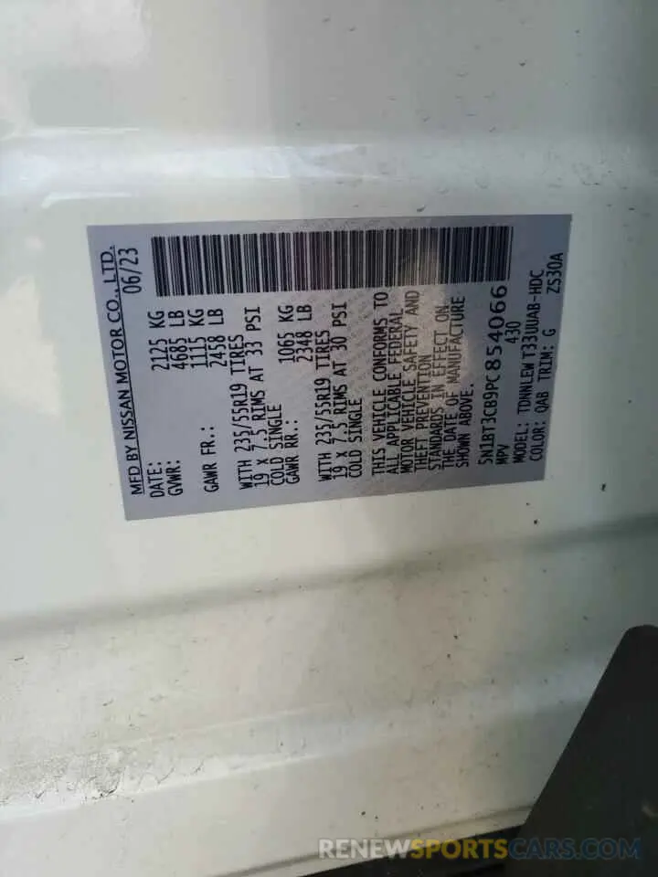 13 Фотография поврежденного автомобиля 5N1BT3CB9PC854066 NISSAN ROGUE 2023