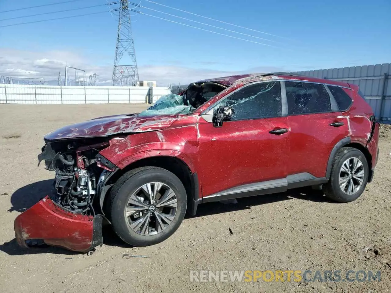 1 Photograph of a damaged car JN8BT3BA0PW001135 NISSAN ROGUE 2023