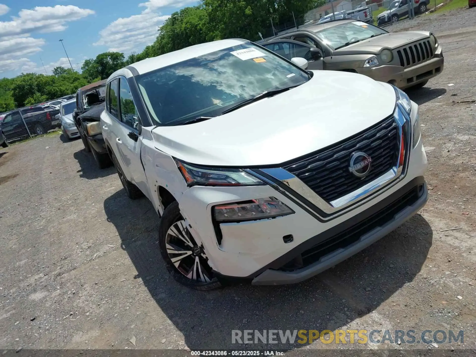 1 Photograph of a damaged car JN8BT3BA1PW430588 NISSAN ROGUE 2023