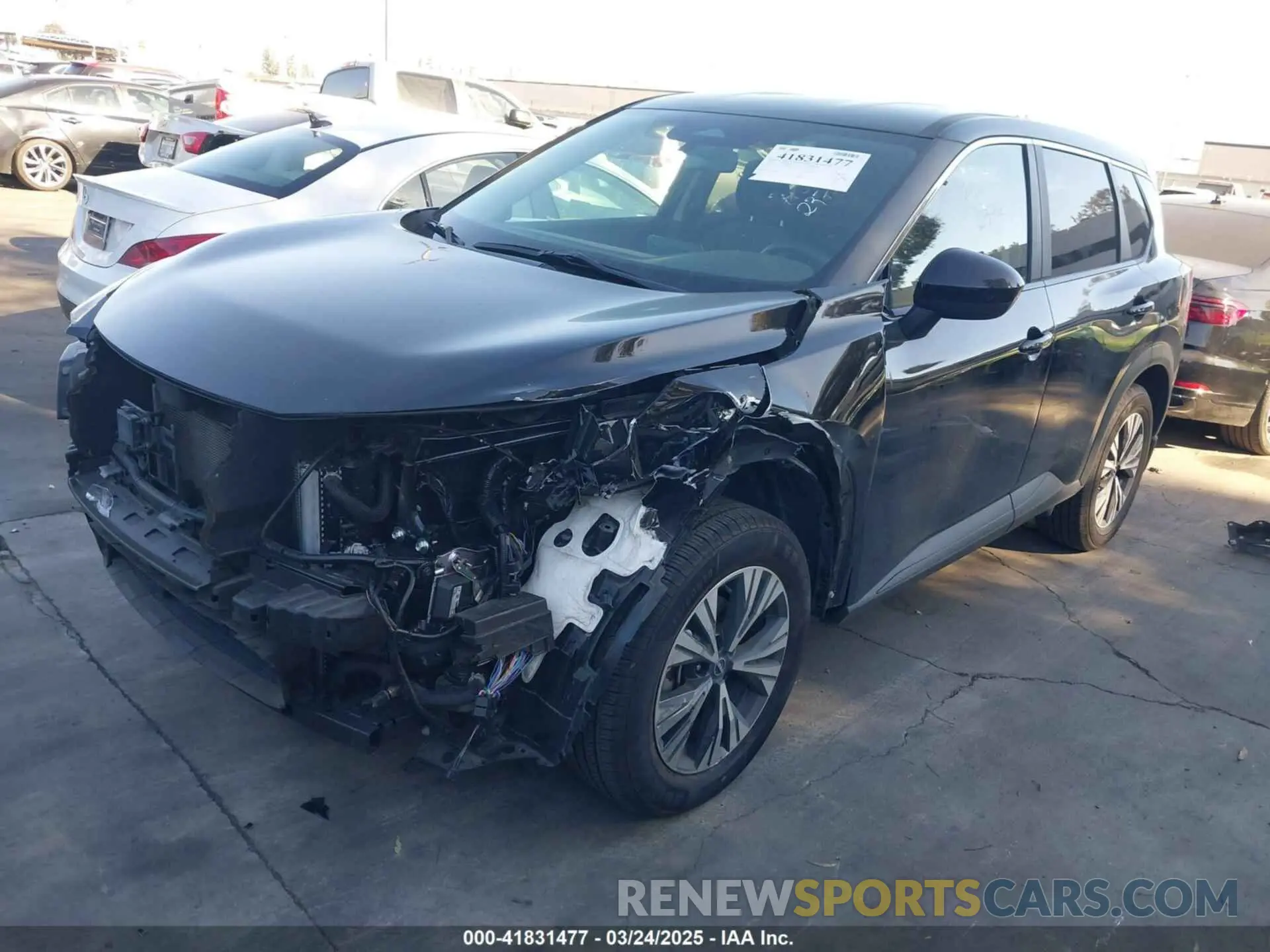 2 Photograph of a damaged car JN8BT3BA3PW433895 NISSAN ROGUE 2023