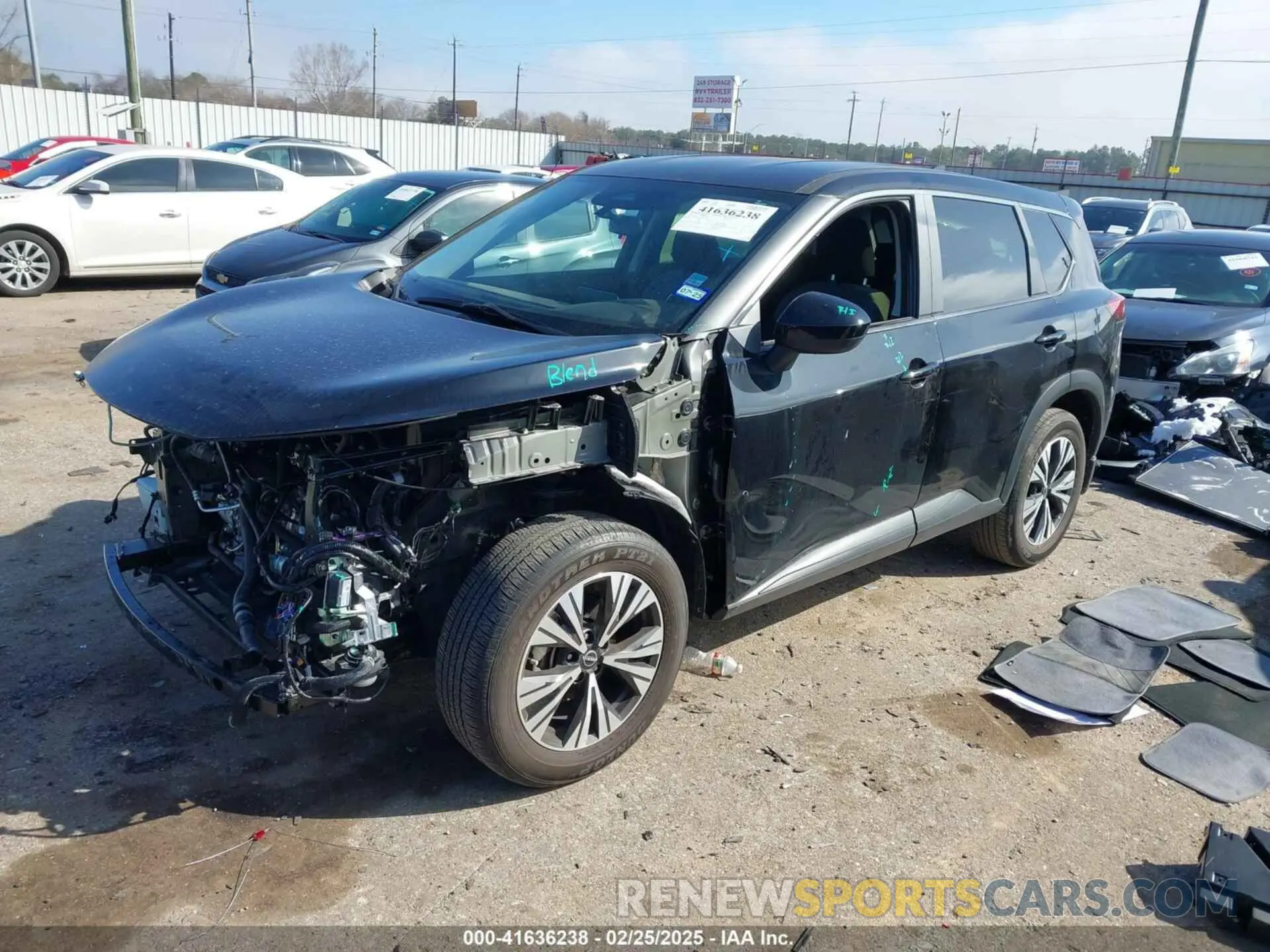 2 Фотография поврежденного автомобиля JN8BT3BA4PW422193 NISSAN ROGUE 2023