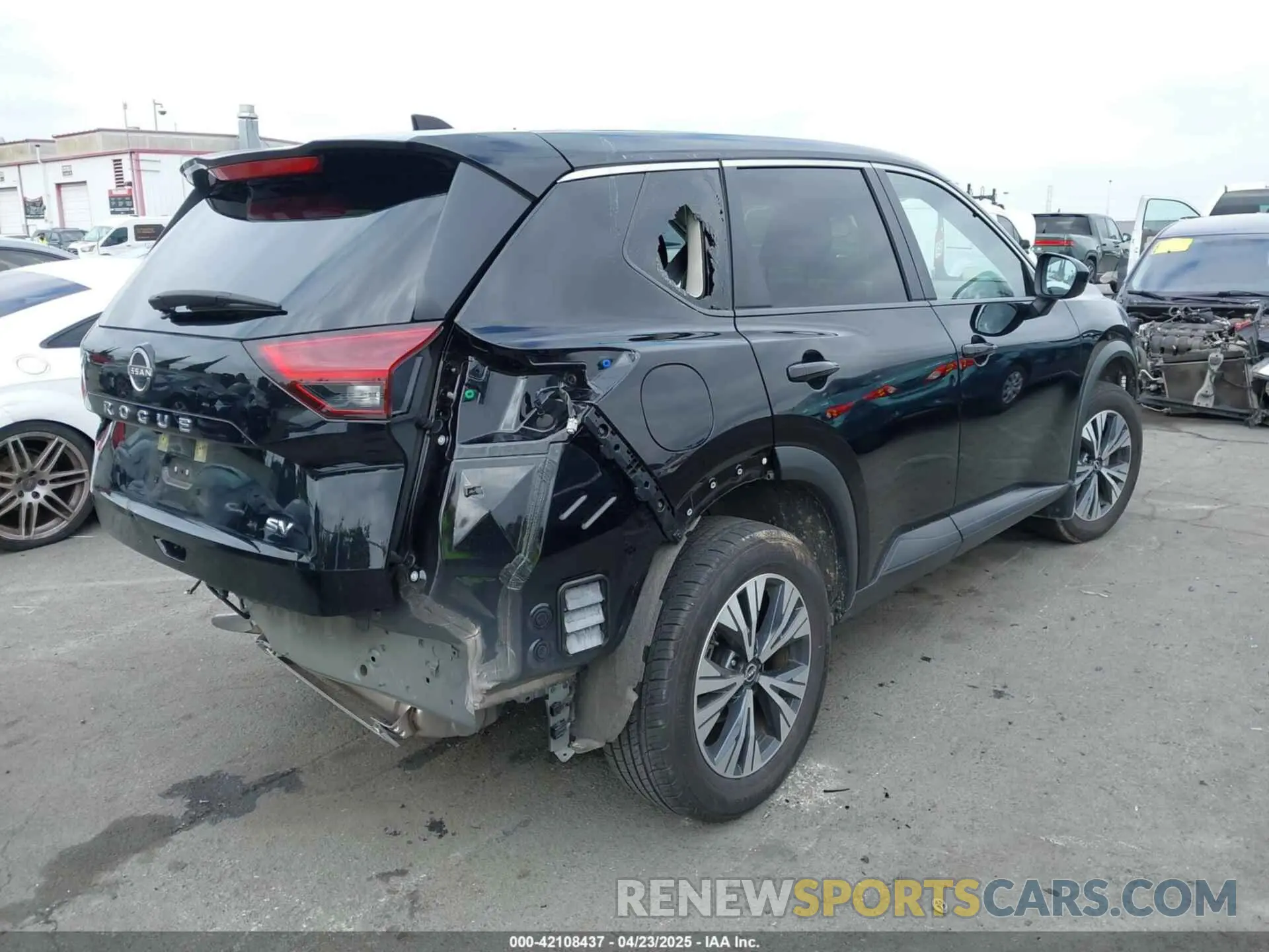 4 Photograph of a damaged car JN8BT3BA5PW417908 NISSAN ROGUE 2023