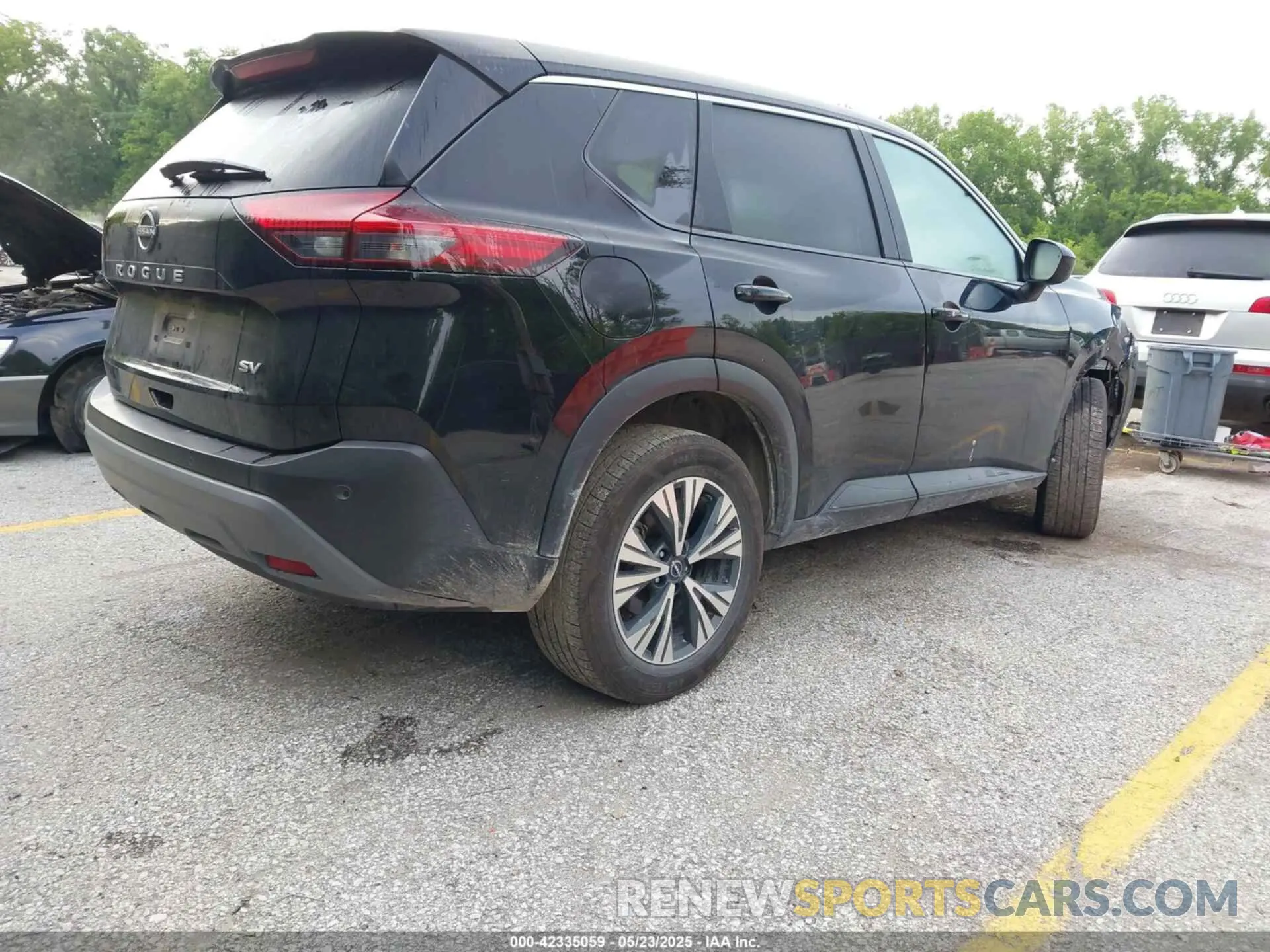 4 Фотография поврежденного автомобиля JN8BT3BA7PW421121 NISSAN ROGUE 2023