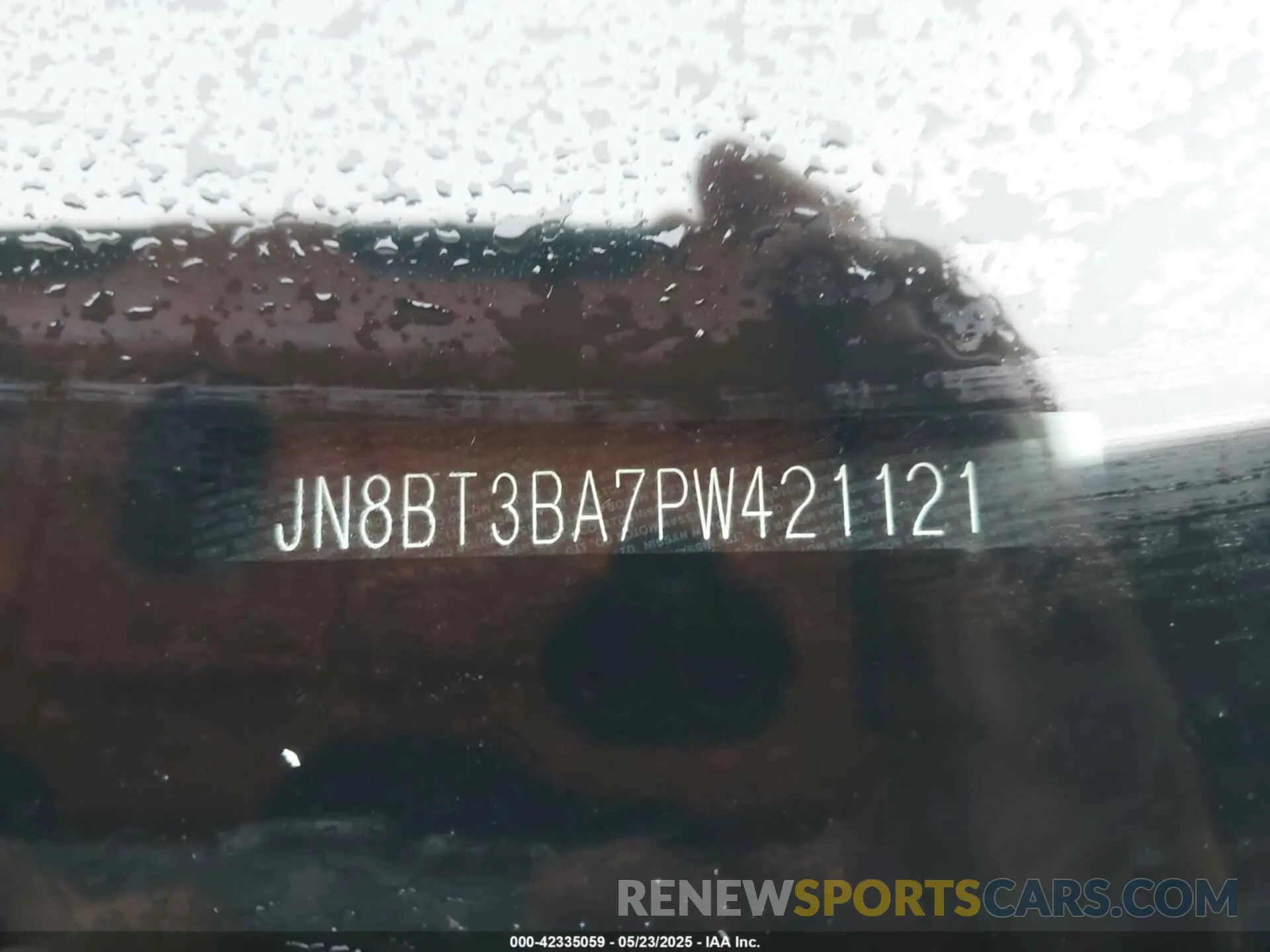 9 Фотография поврежденного автомобиля JN8BT3BA7PW421121 NISSAN ROGUE 2023