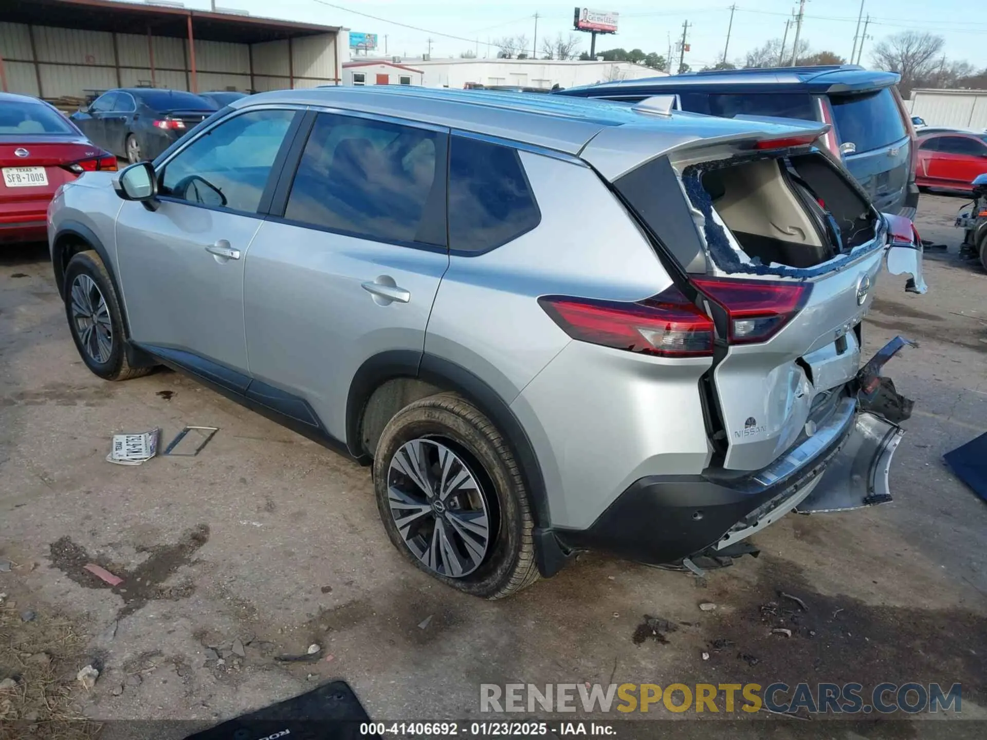 3 Фотография поврежденного автомобиля JN8BT3BA7PW436735 NISSAN ROGUE 2023
