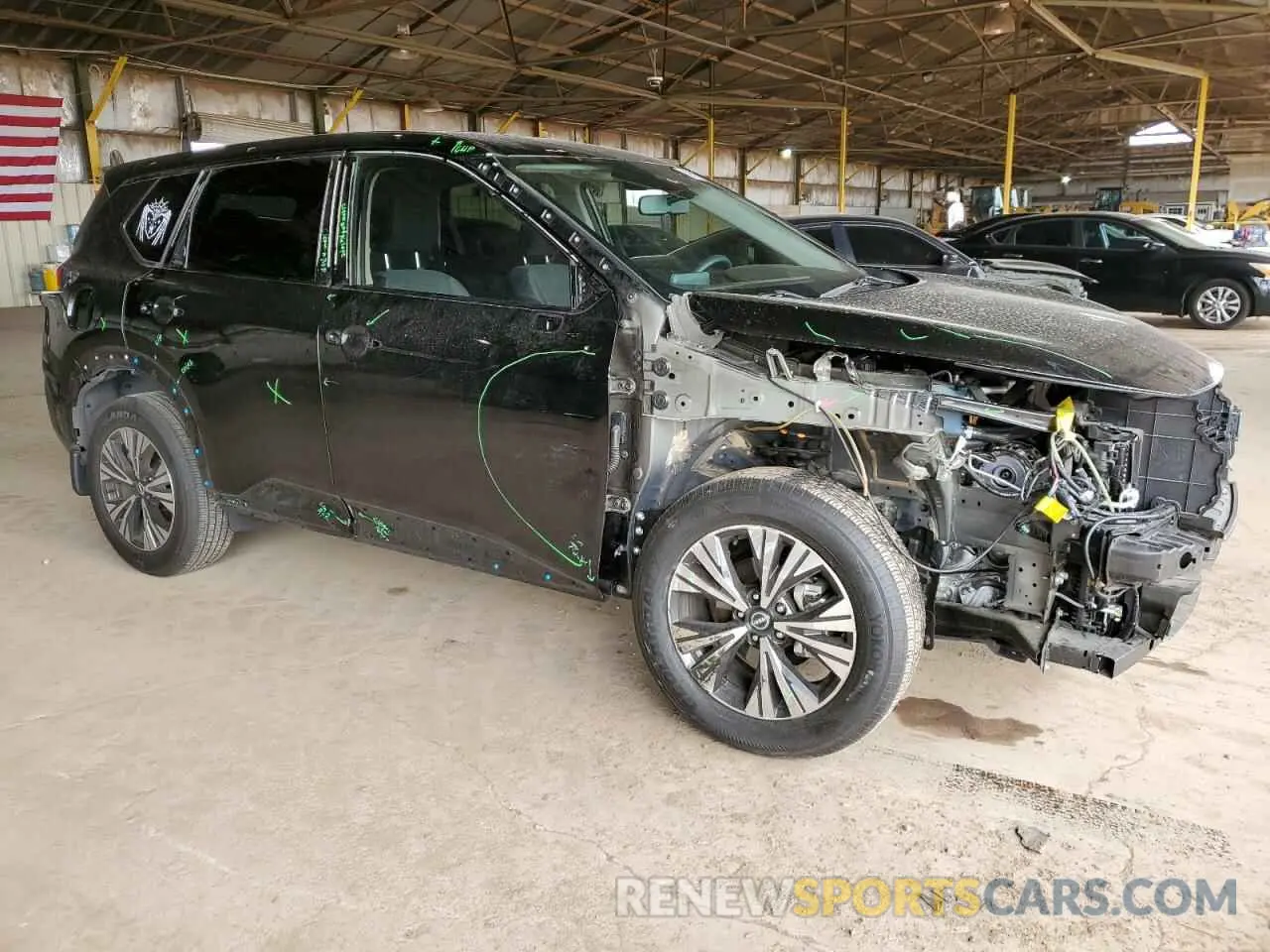4 Photograph of a damaged car JN8BT3BAXPW426782 NISSAN ROGUE 2023