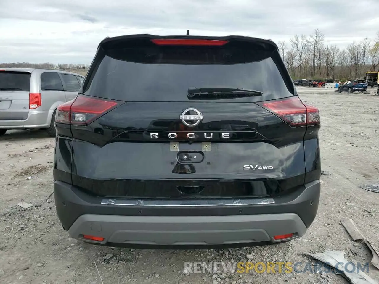 6 Photograph of a damaged car JN8BT3BB0PW196131 NISSAN ROGUE 2023