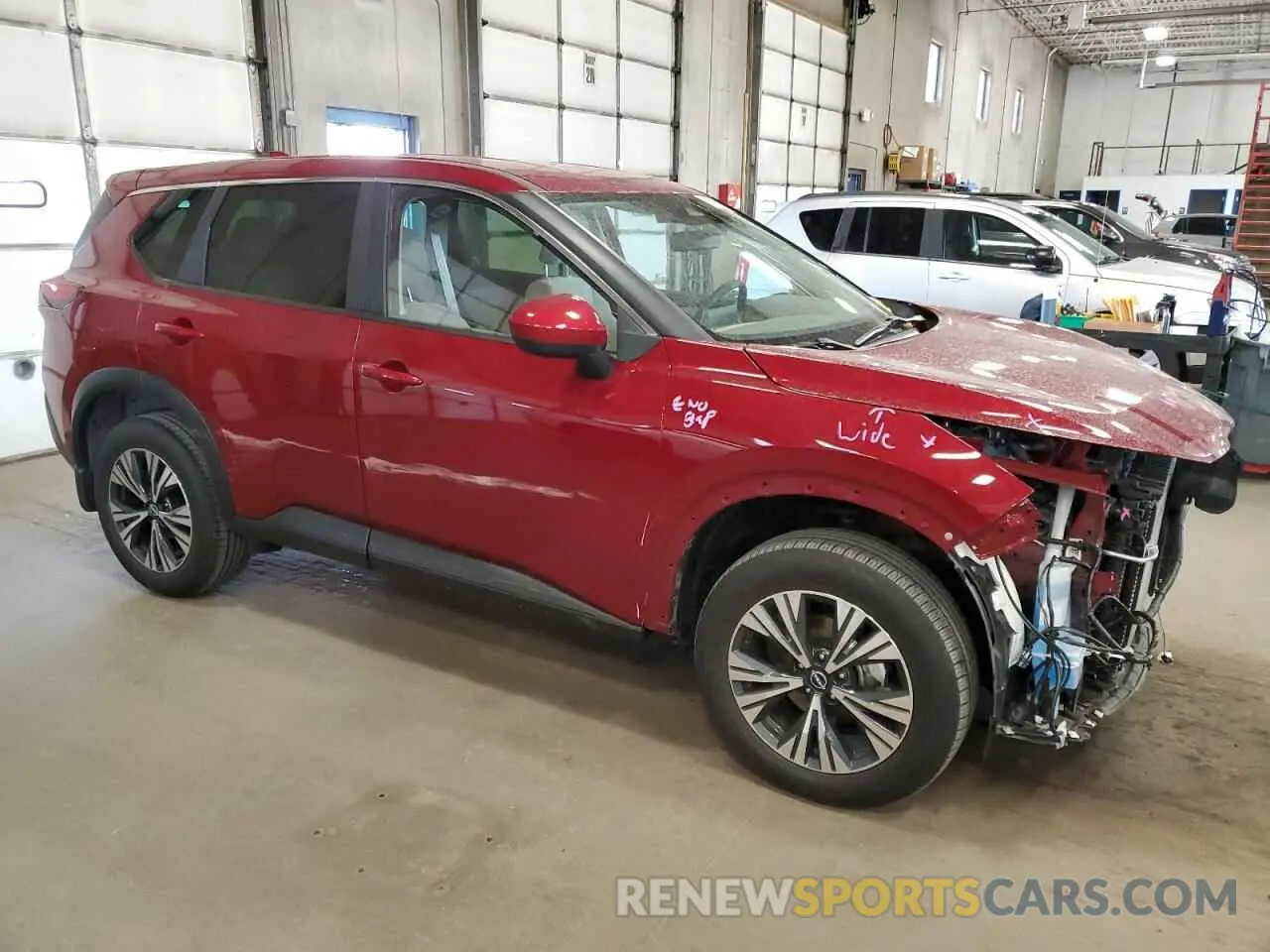 4 Photograph of a damaged car JN8BT3BB0PW202655 NISSAN ROGUE 2023