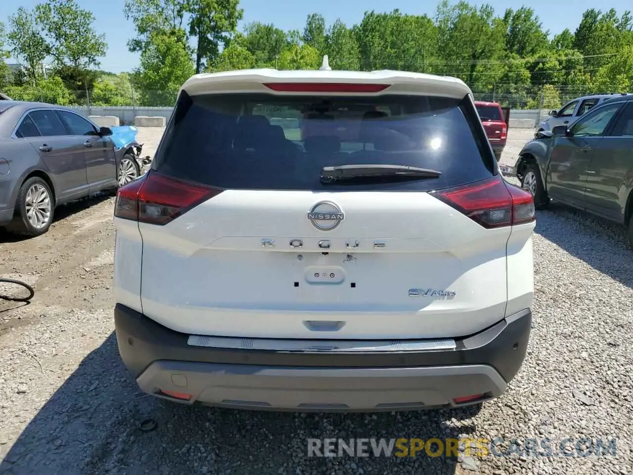 6 Photograph of a damaged car JN8BT3BB7PW472112 NISSAN ROGUE 2023