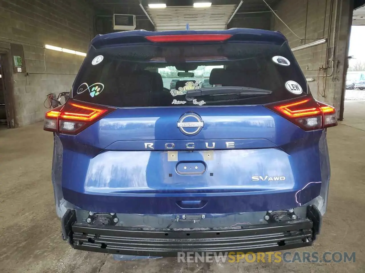 6 Photograph of a damaged car JN8BT3BB9PW479935 NISSAN ROGUE 2023