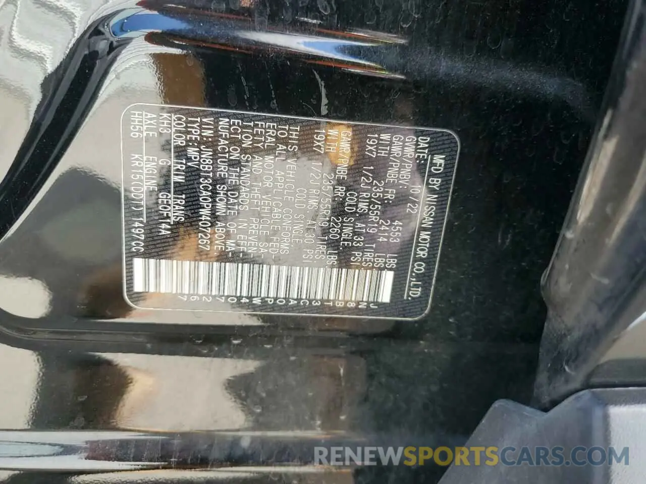 13 Фотография поврежденного автомобиля JN8BT3CA0PW407267 NISSAN ROGUE 2023
