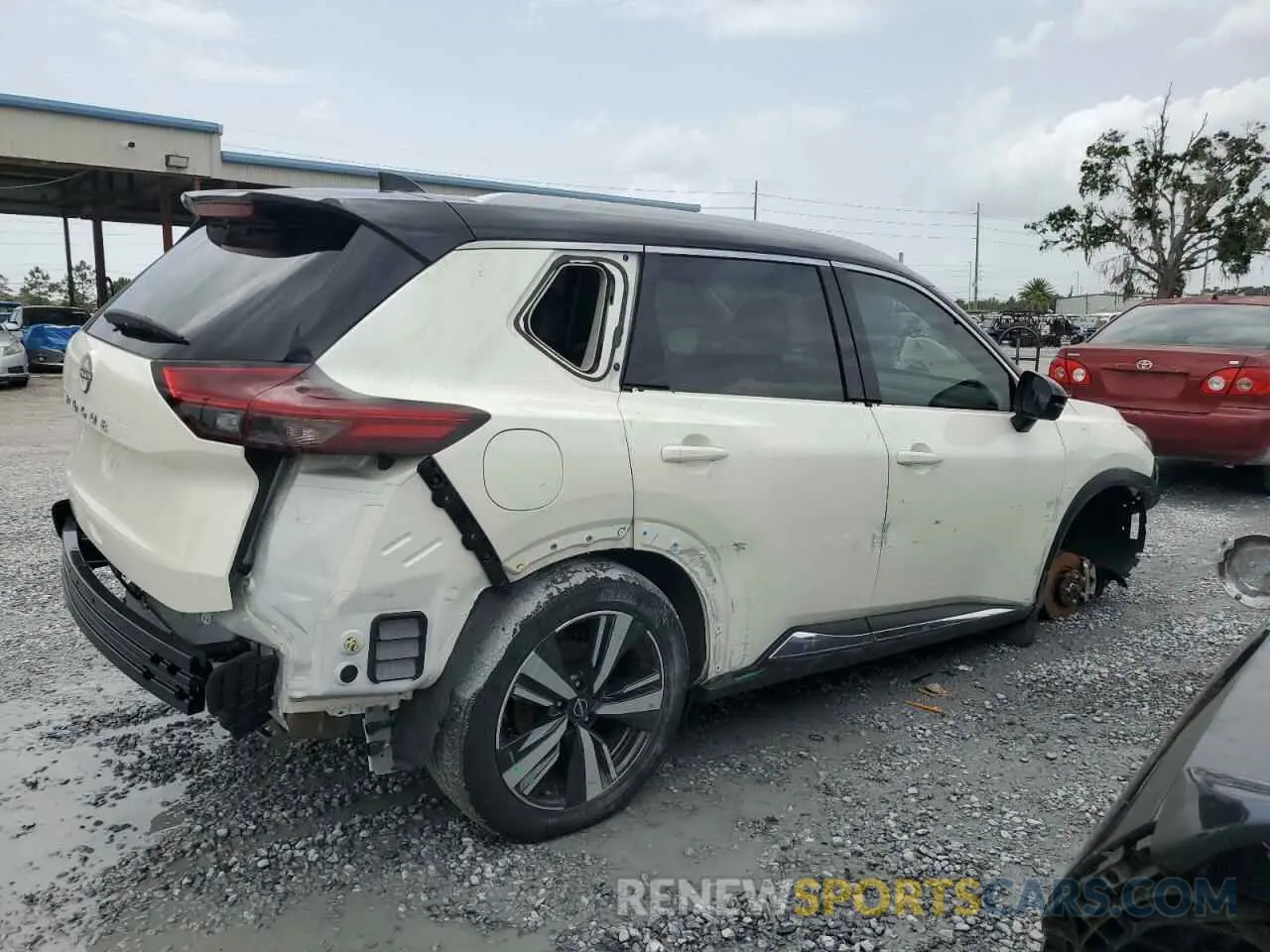 3 Photograph of a damaged car JN8BT3CA6PW425949 NISSAN ROGUE 2023