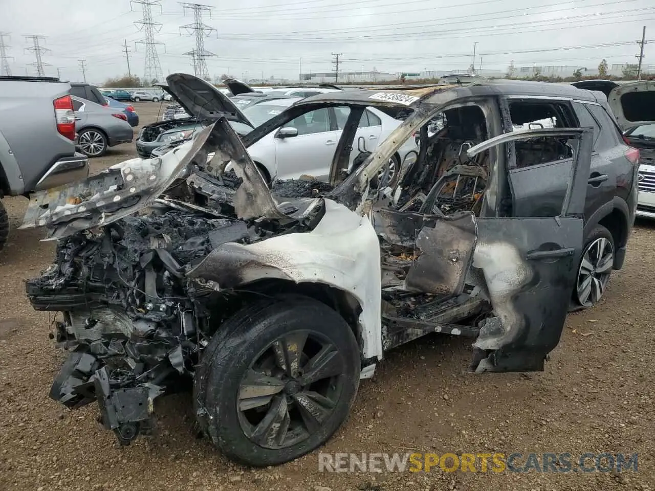 1 Photograph of a damaged car JN8BT3CB2PW470217 NISSAN ROGUE 2023