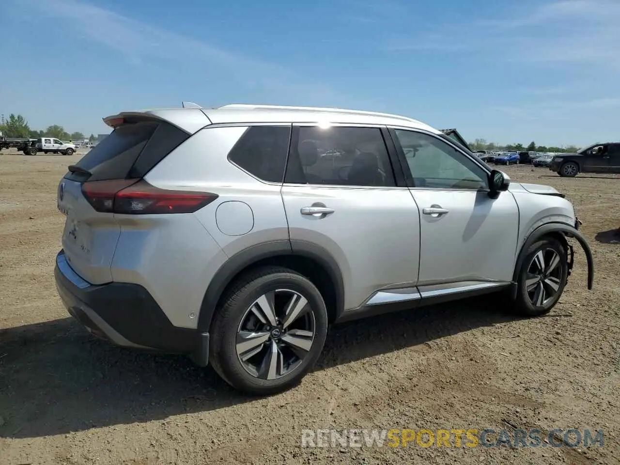3 Photograph of a damaged car JN8BT3CB7PW465627 NISSAN ROGUE 2023