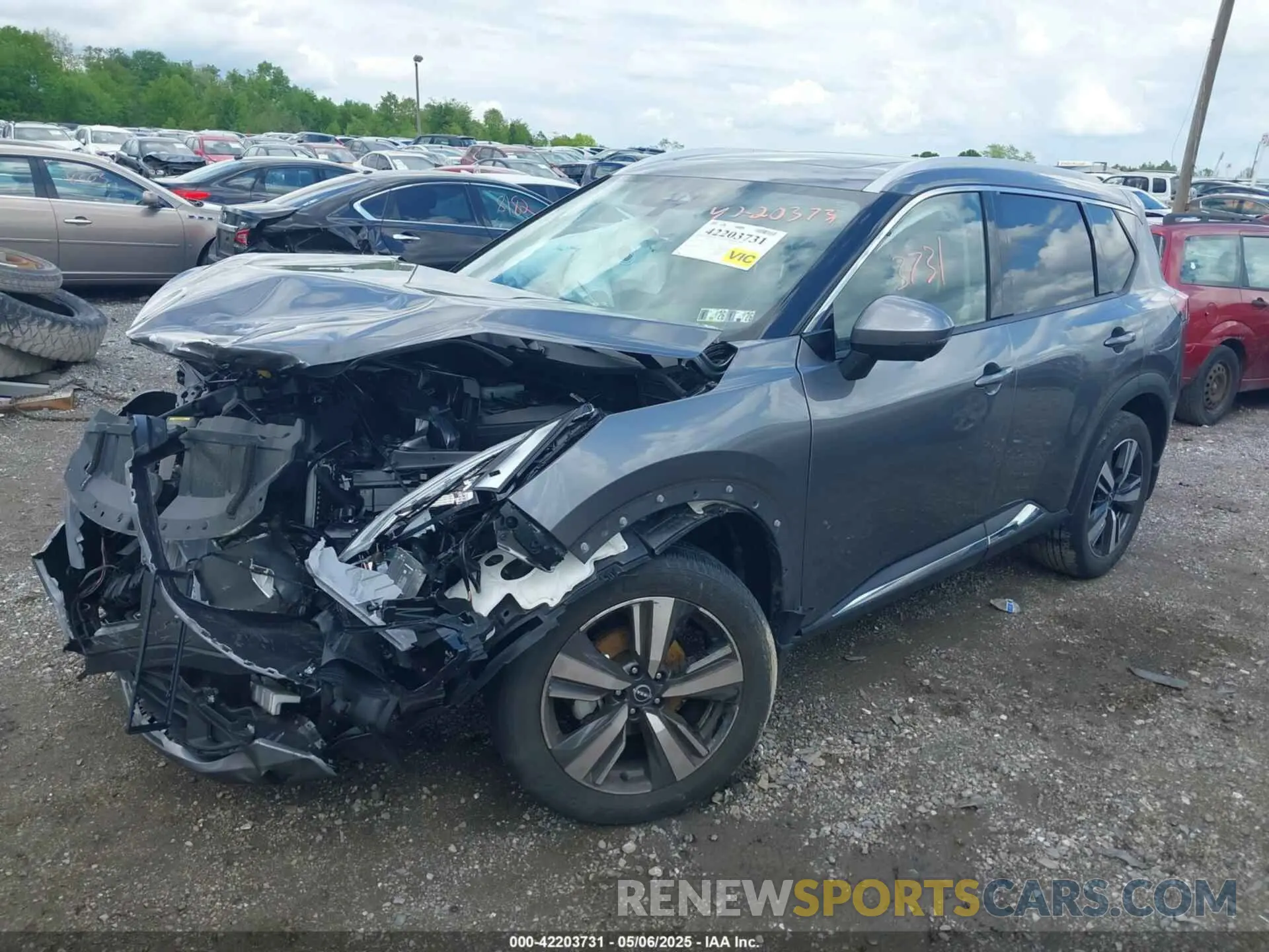 2 Фотография поврежденного автомобиля JN8BT3CB7PW475266 NISSAN ROGUE 2023