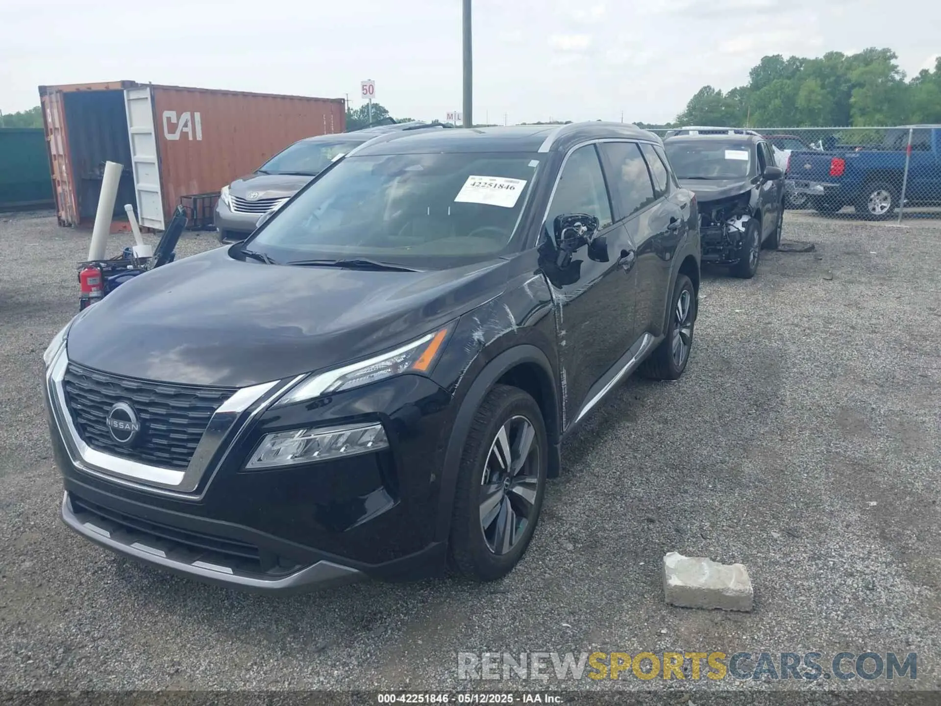2 Photograph of a damaged car JN8BT3CB9PW463412 NISSAN ROGUE 2023