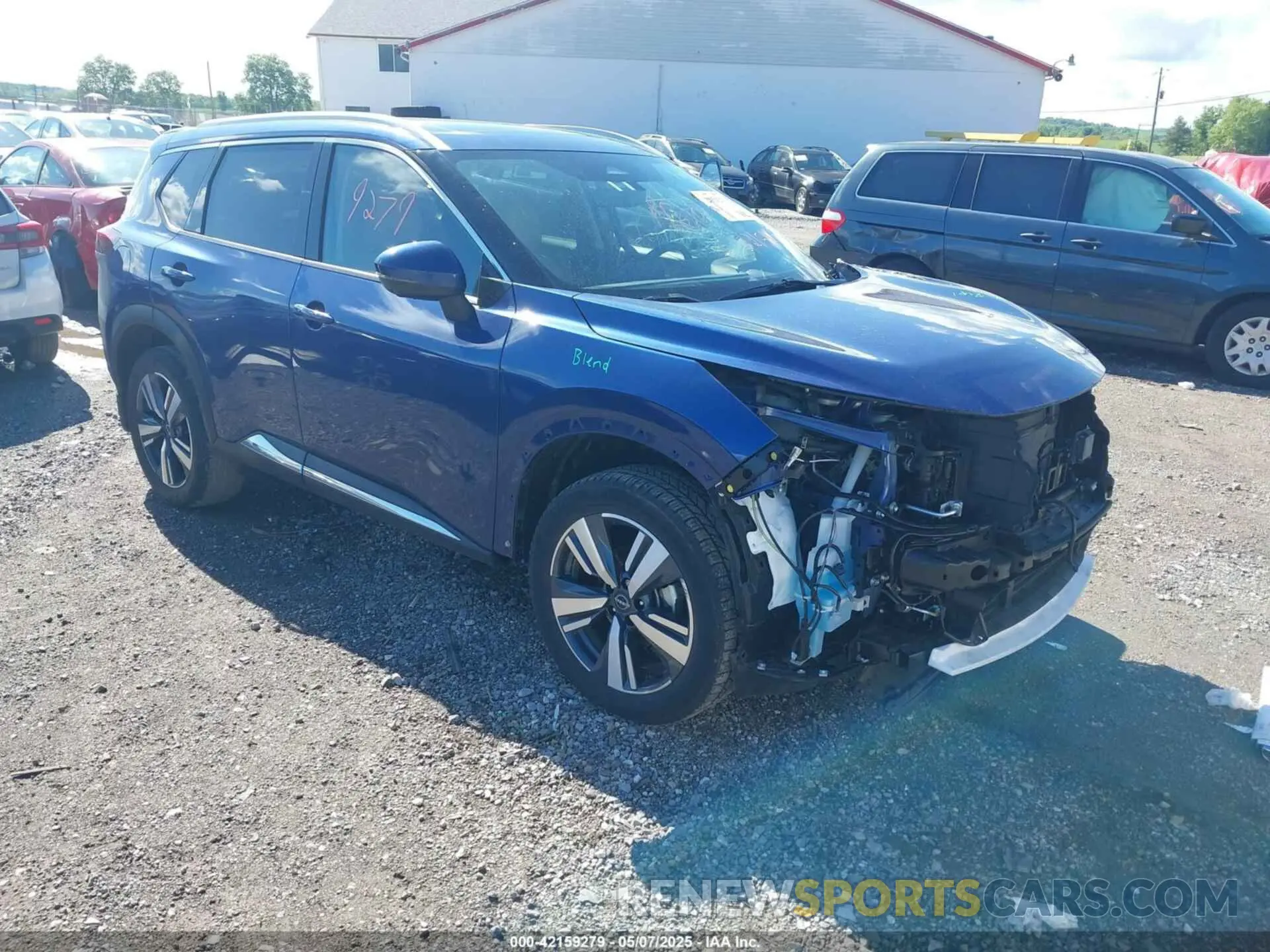 1 Photograph of a damaged car JN8BT3DD8PW302033 NISSAN ROGUE 2023