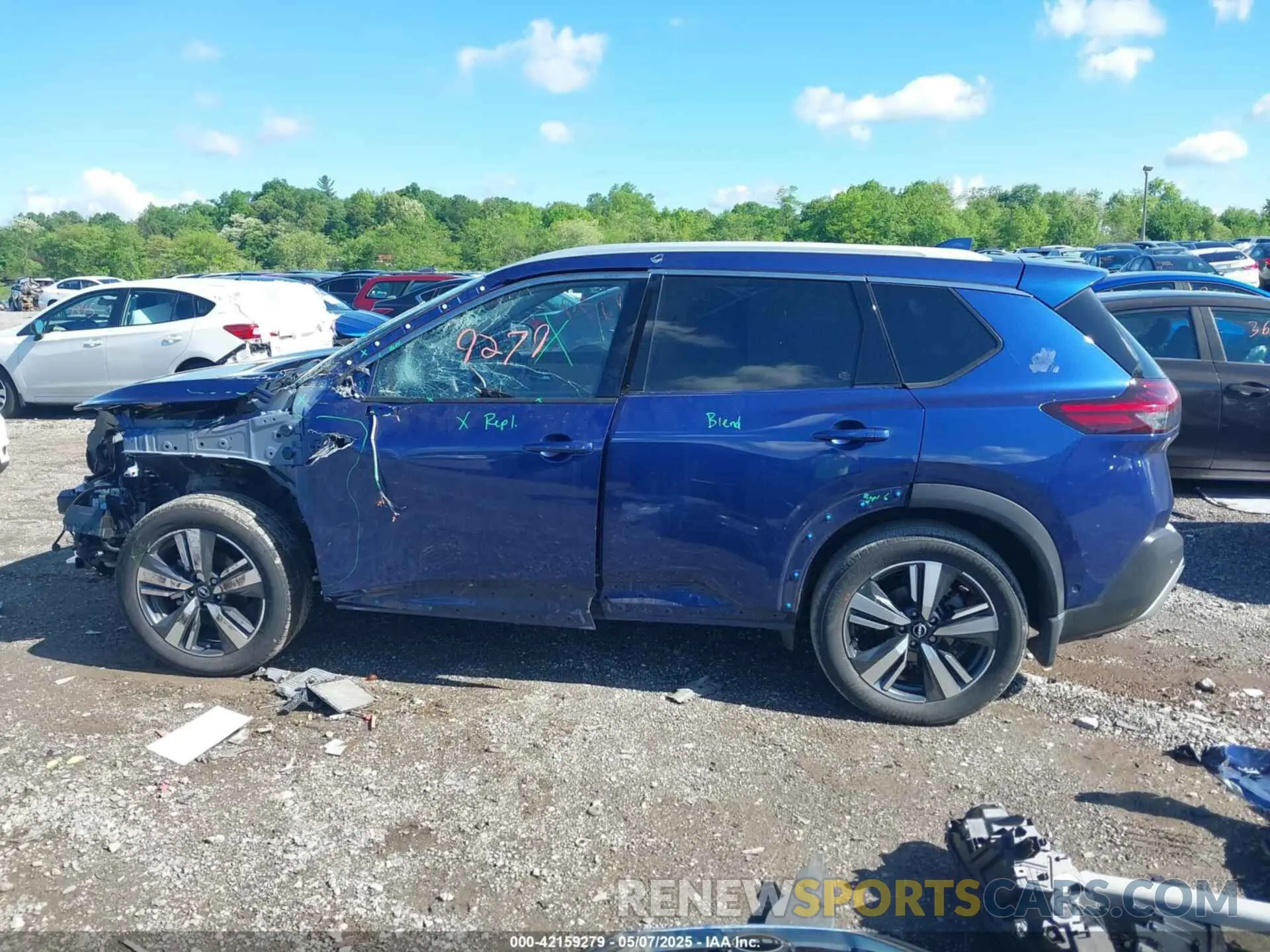 15 Photograph of a damaged car JN8BT3DD8PW302033 NISSAN ROGUE 2023